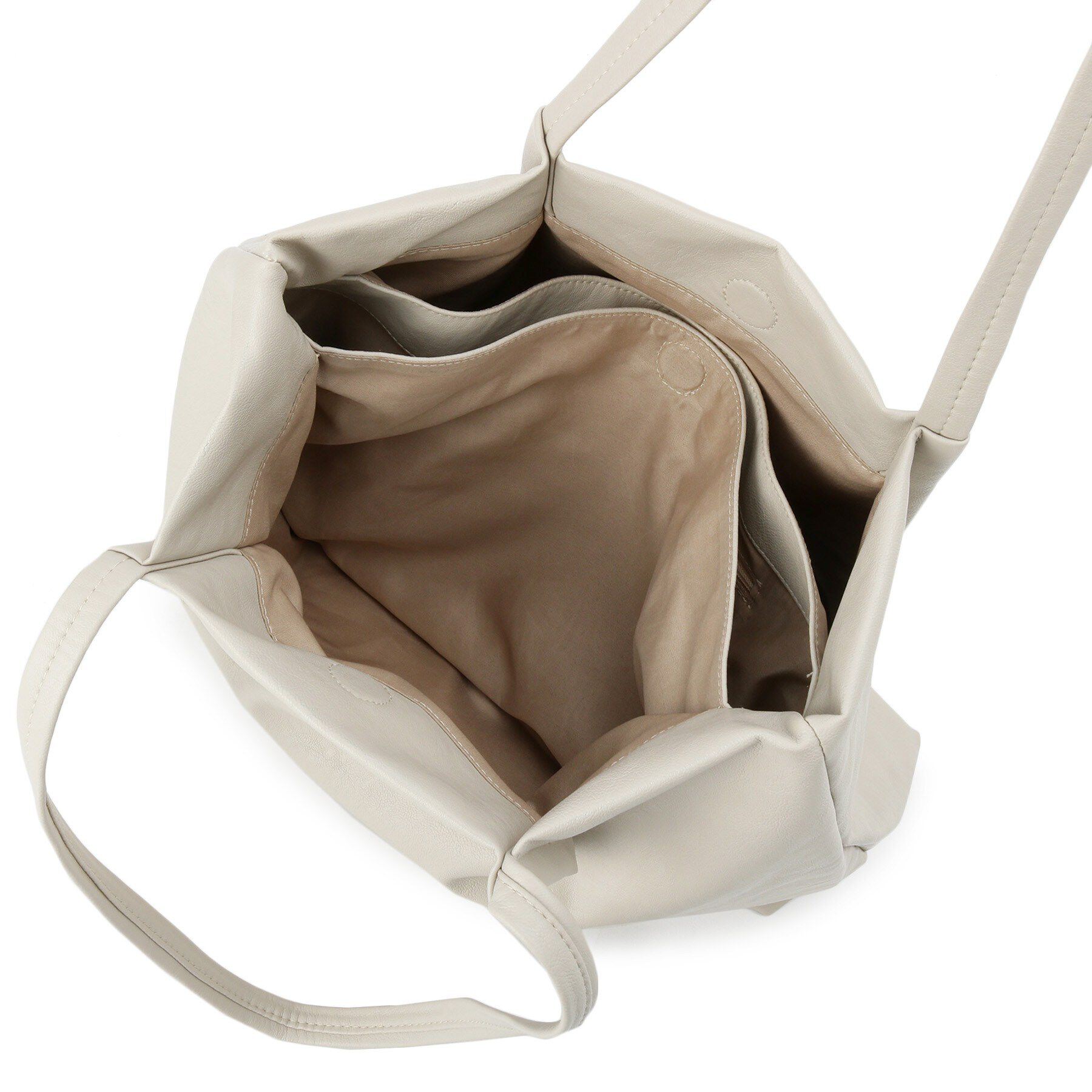 grove「【A4】タックポケ3層トート」|トートバッグ|