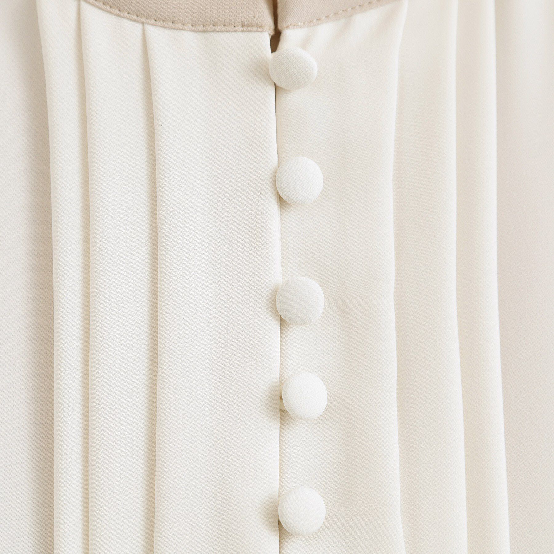 grove「【二の腕カバー・お仕事】フロントタック配色ブラウス」|シャツ・ブラウス|