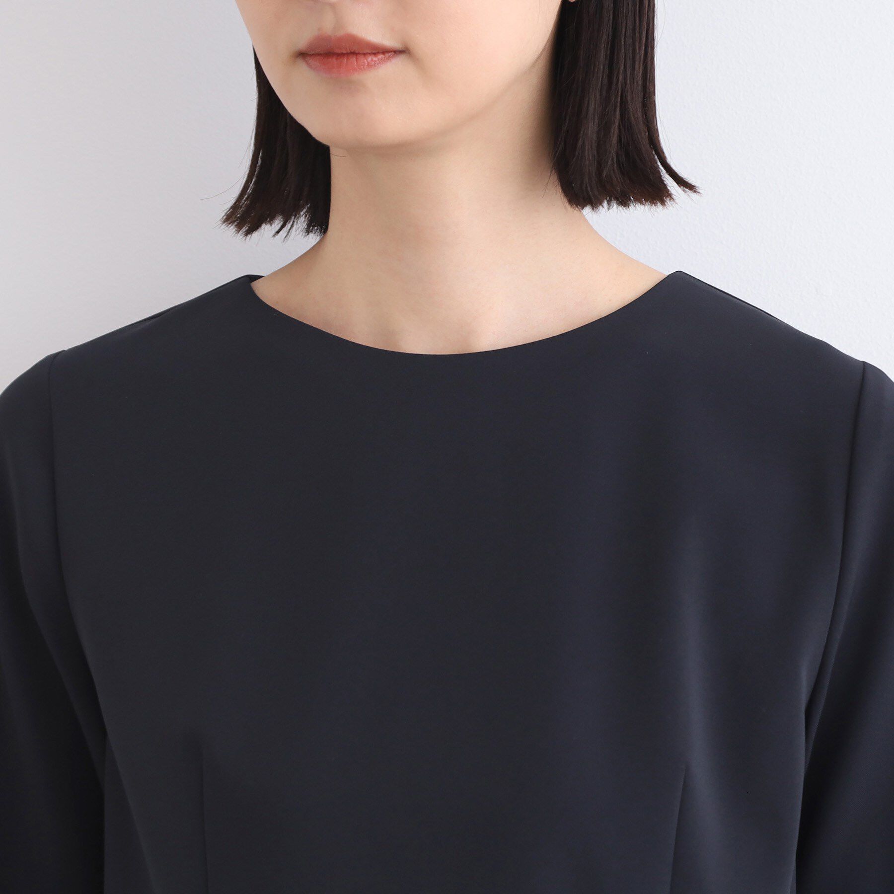 INDIVI「【洗える／SETUP可能／セレモニー】ペプラムブラウス」|シャツ・ブラウス|