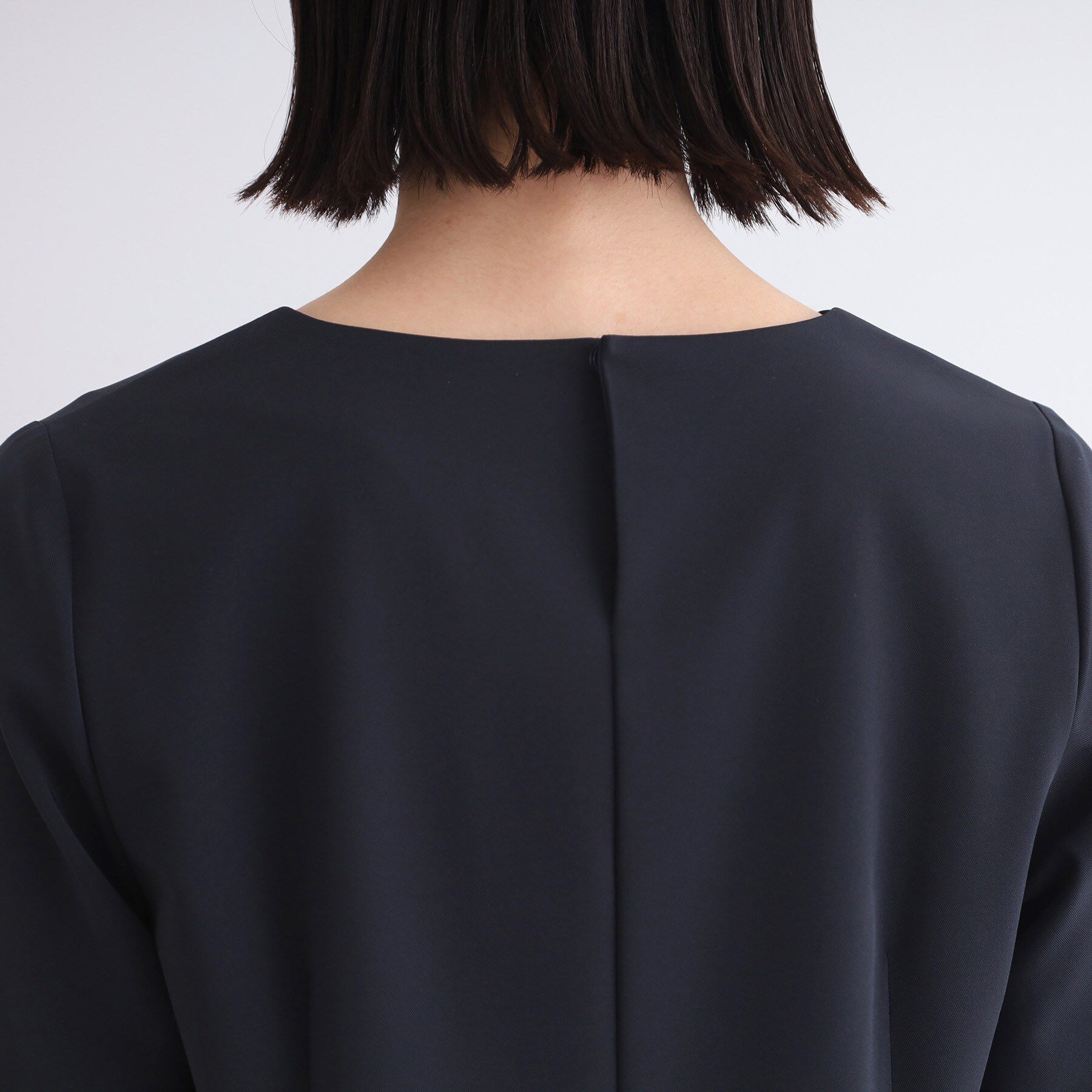 INDIVI「【洗える／SETUP可能／セレモニー】ペプラムブラウス」|シャツ・ブラウス|