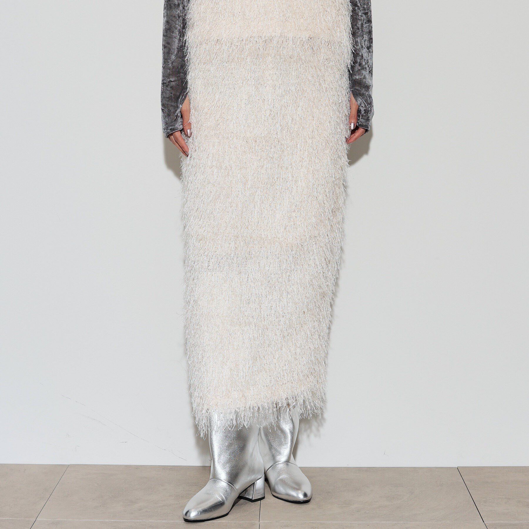 GALLEST「カットシャギータイトスカート」|スカート|ｱｲﾎﾞﾘｰ(004)