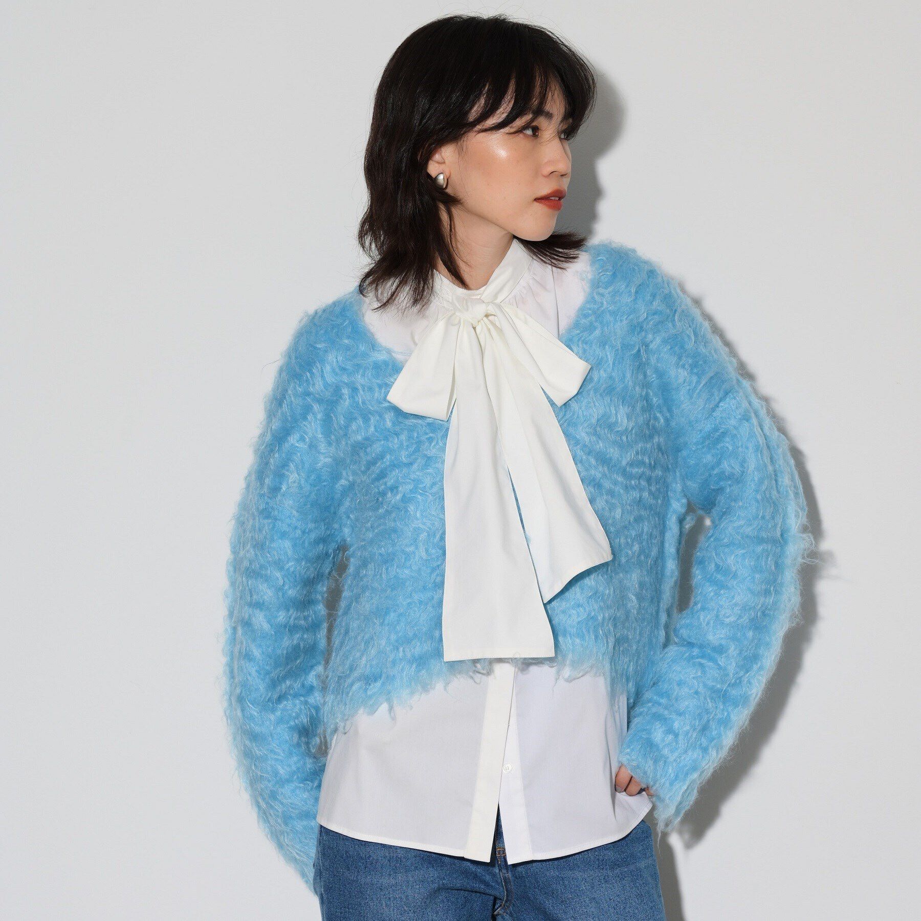 GALLEST「【ラシック＆WEB限定】Vネックシャギーニット」|ニット・セーター|