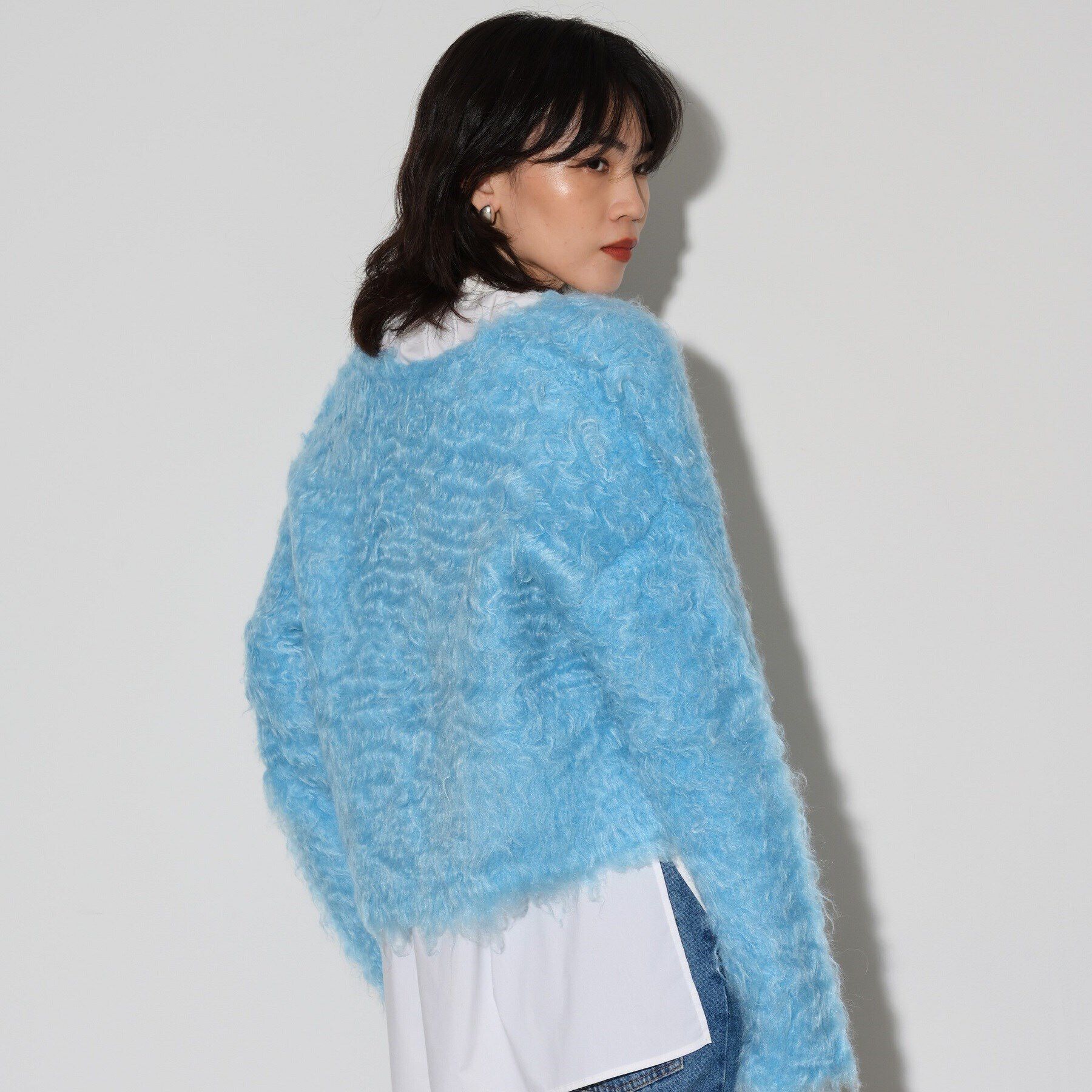 GALLEST「【ラシック＆WEB限定】Vネックシャギーニット」|ニット・セーター|