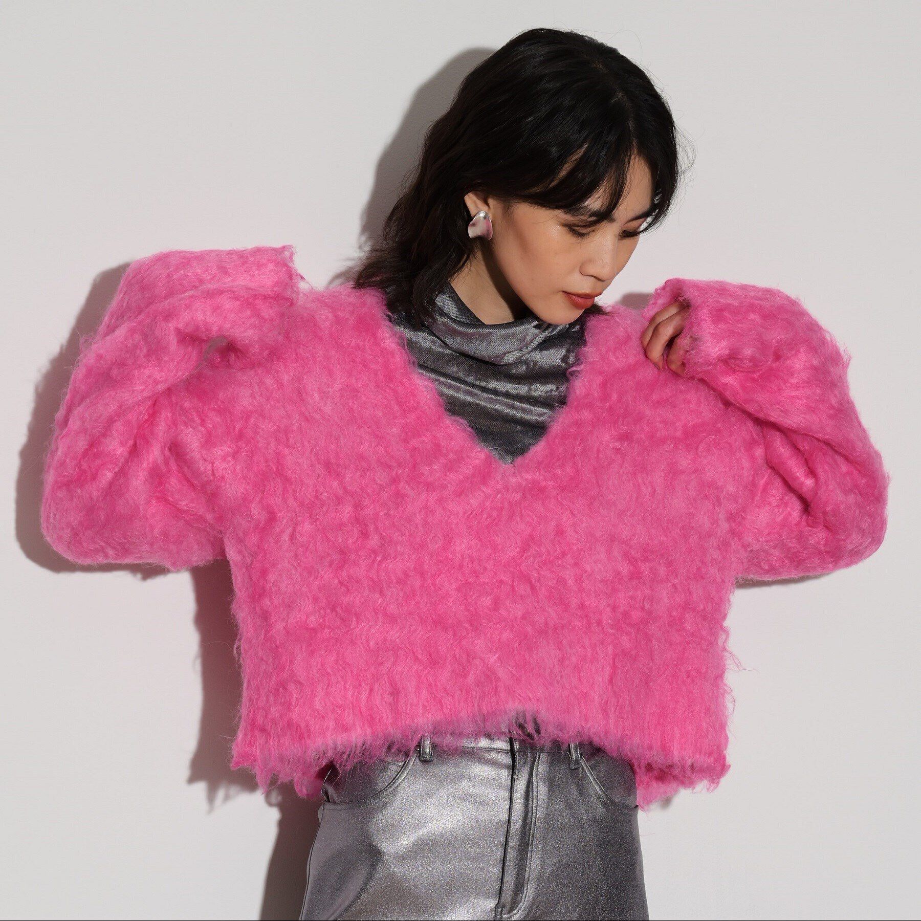 GALLEST「【ラシック＆WEB限定】Vネックシャギーニット」|ニット・セーター|