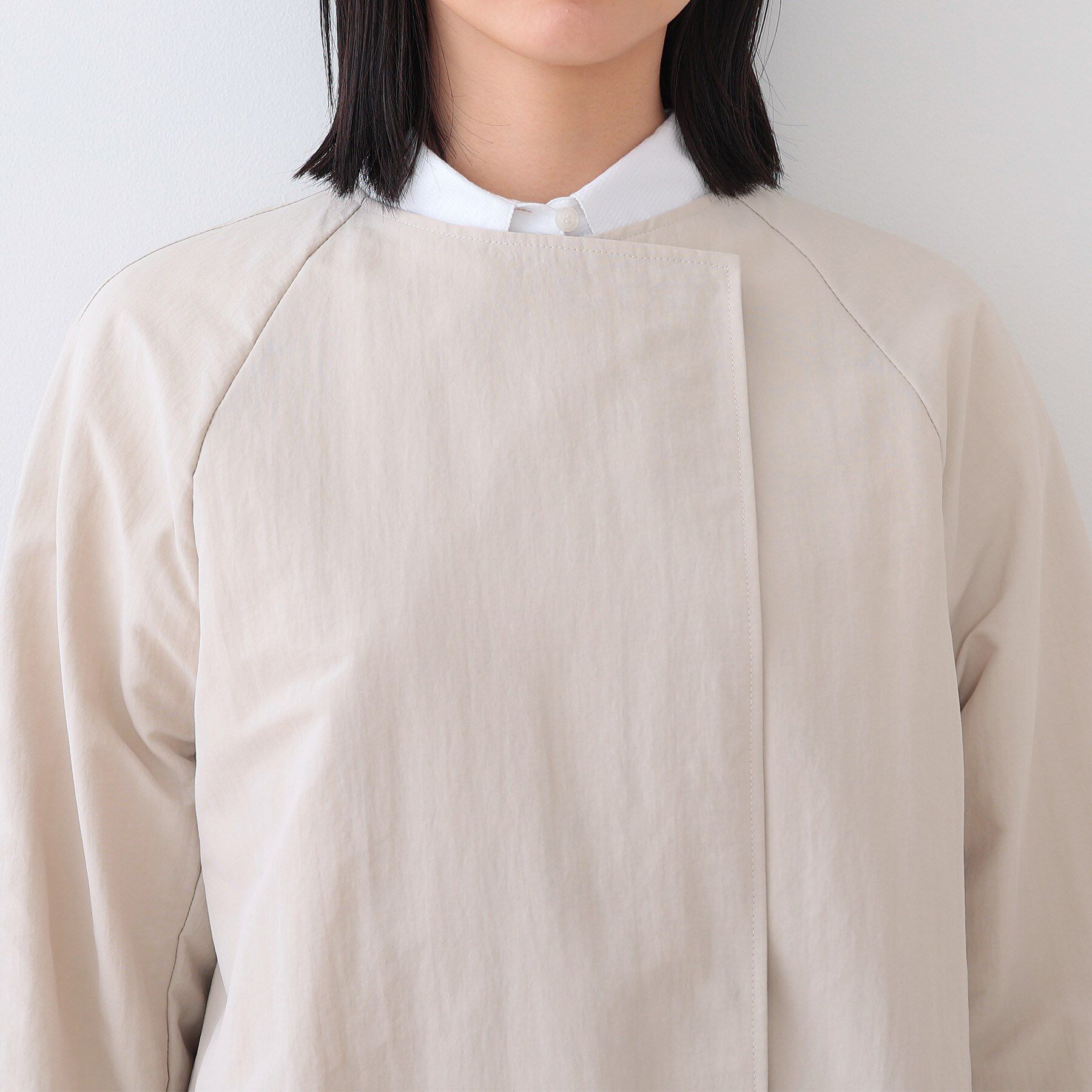 INDIVI「【撥水／UVケア／軽量】トレンチ風ロングコート」|トレンチコート|