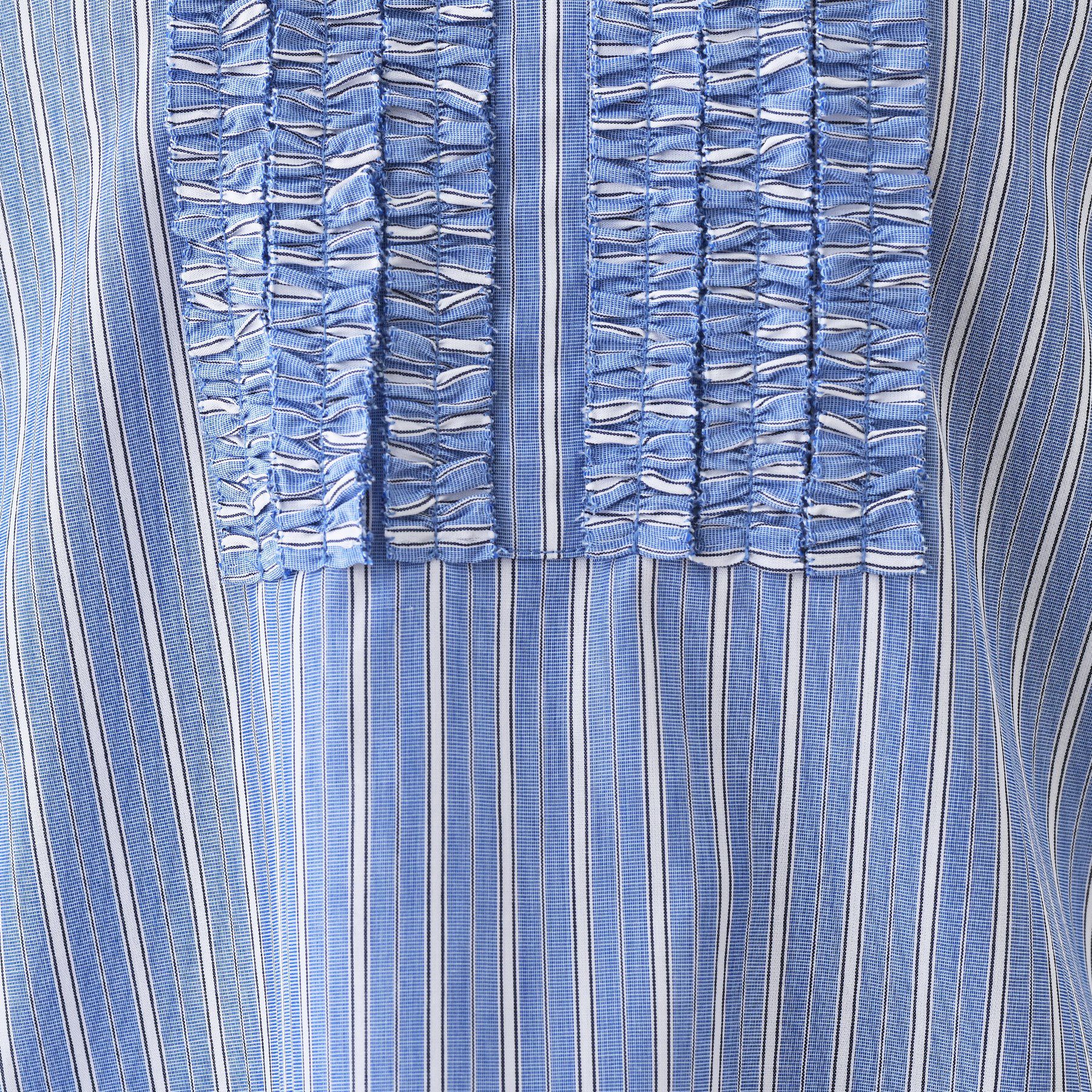 INDIVI「【洗える】胸元タックフリルブラウス」|シャツ・ブラウス|