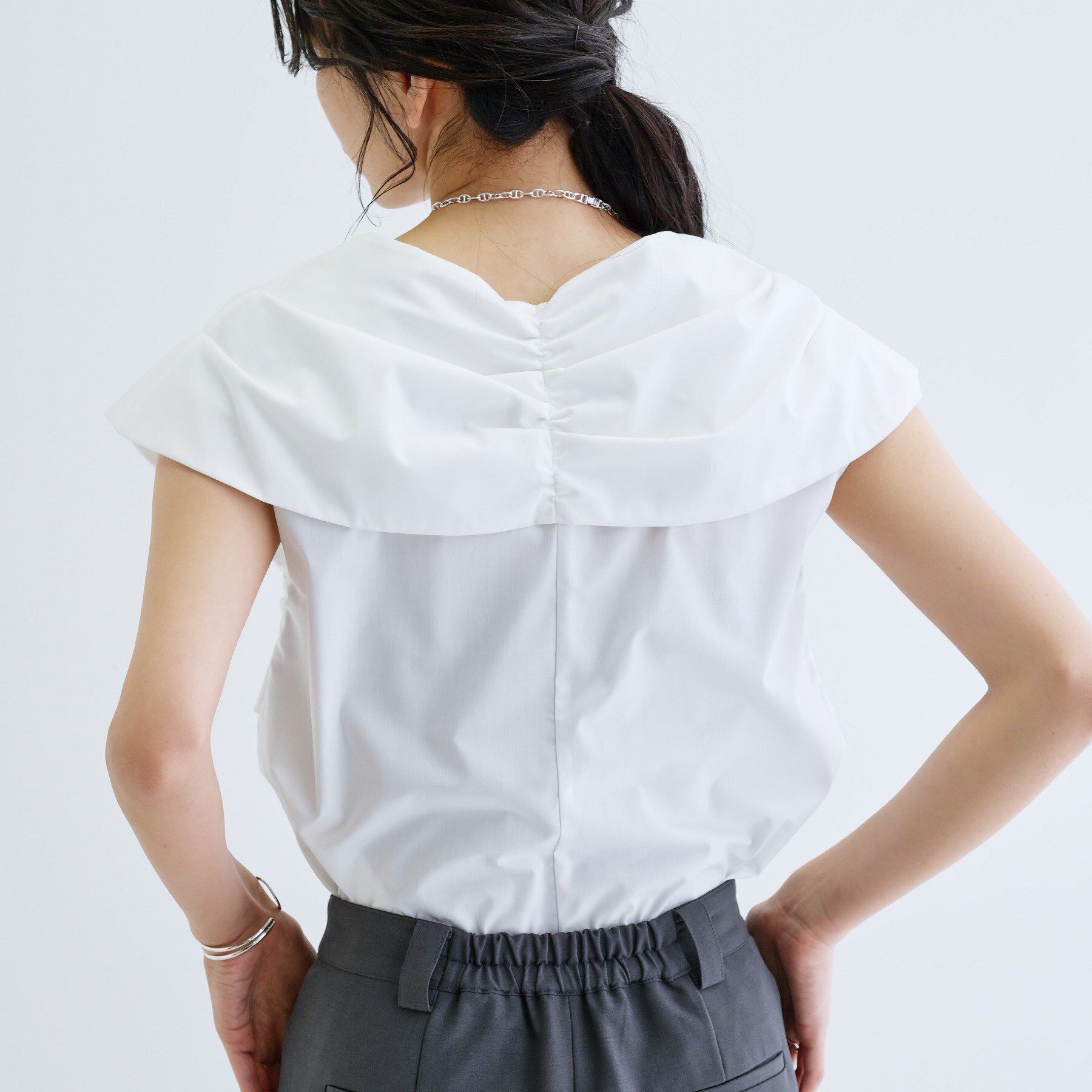 GALLEST「ドレープフォルムブラウス」|シャツ・ブラウス|