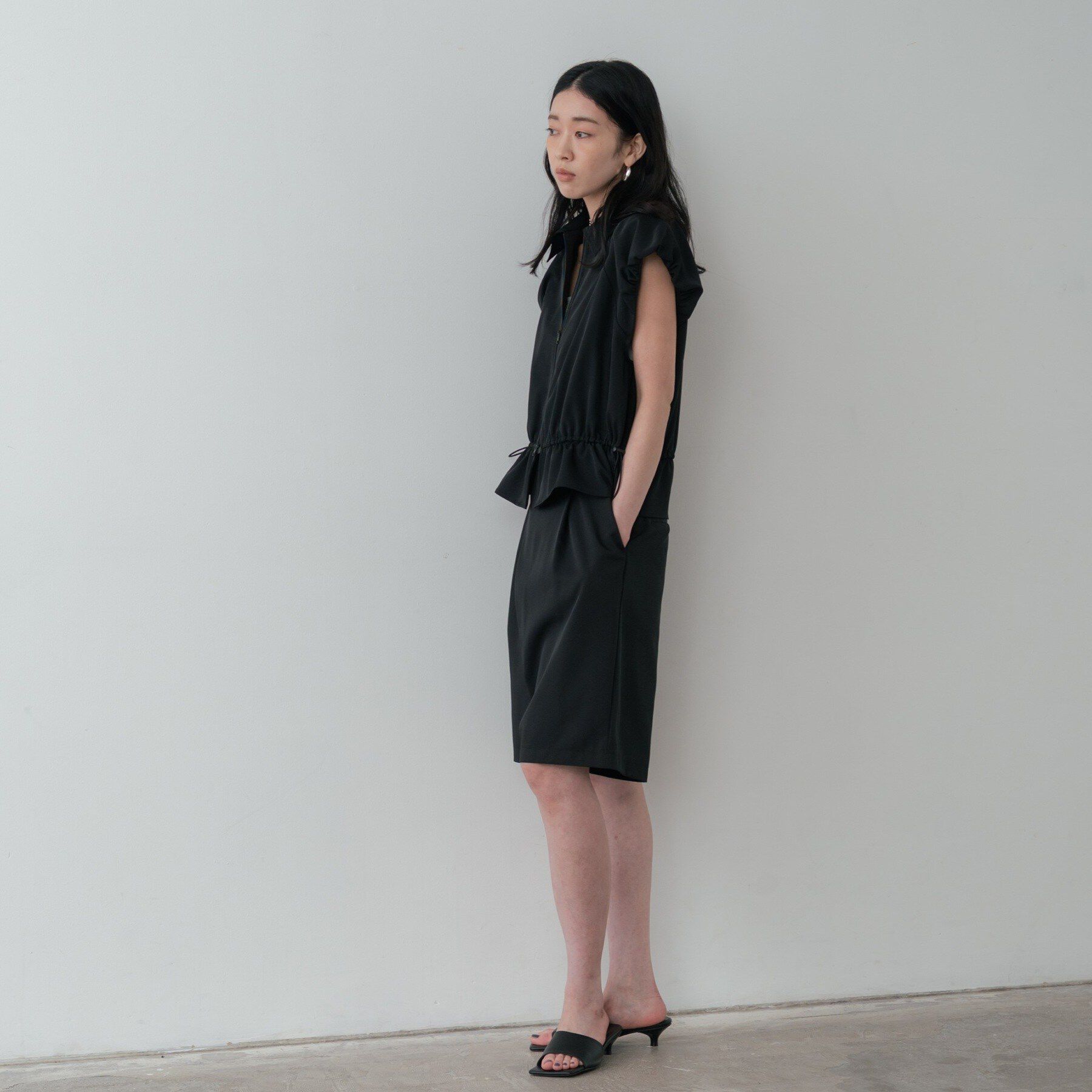 GALLEST「ジップアップフォルムブルゾン【セットアップ可能／UVカット／接触冷感】」|ブルゾン・スタジャン|