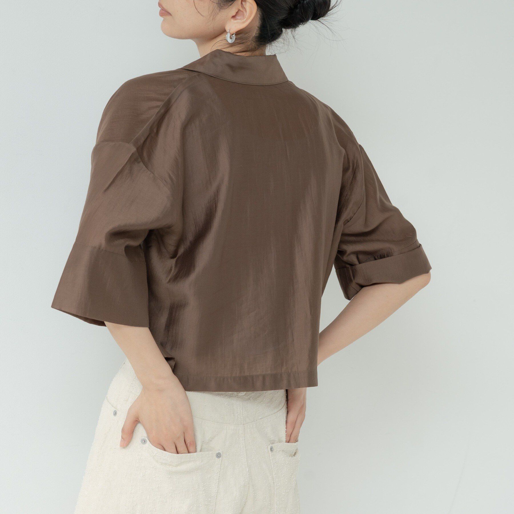 GALLEST「ボックスシルエットシアーシャツ」|シャツ・ブラウス|