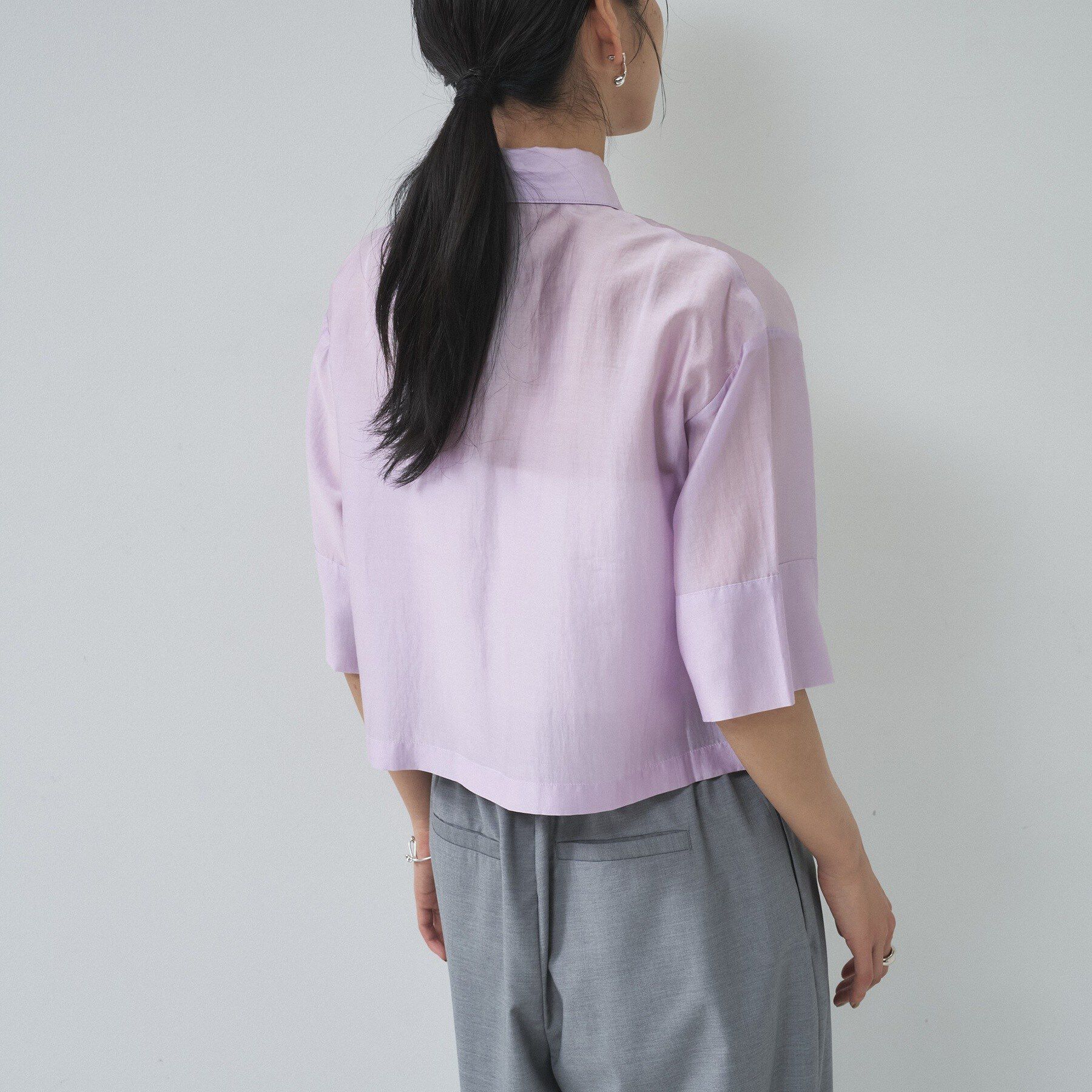 GALLEST「ボックスシルエットシアーシャツ」|シャツ・ブラウス|