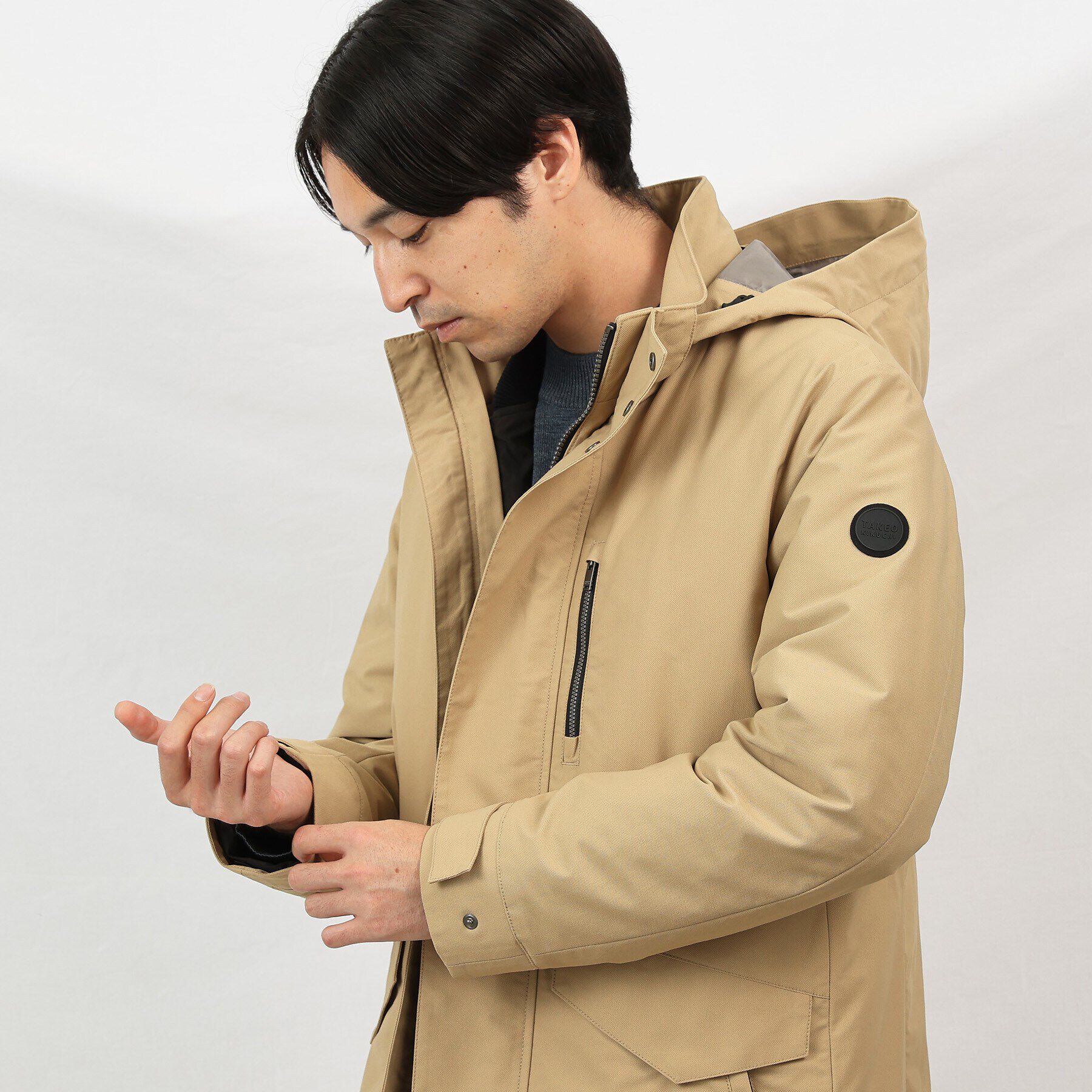 TAKEO KIKUCHI「【3WAY／撥水】ドビーメモリー ダウンライナーブルゾン」|ブルゾン・スタジャン|