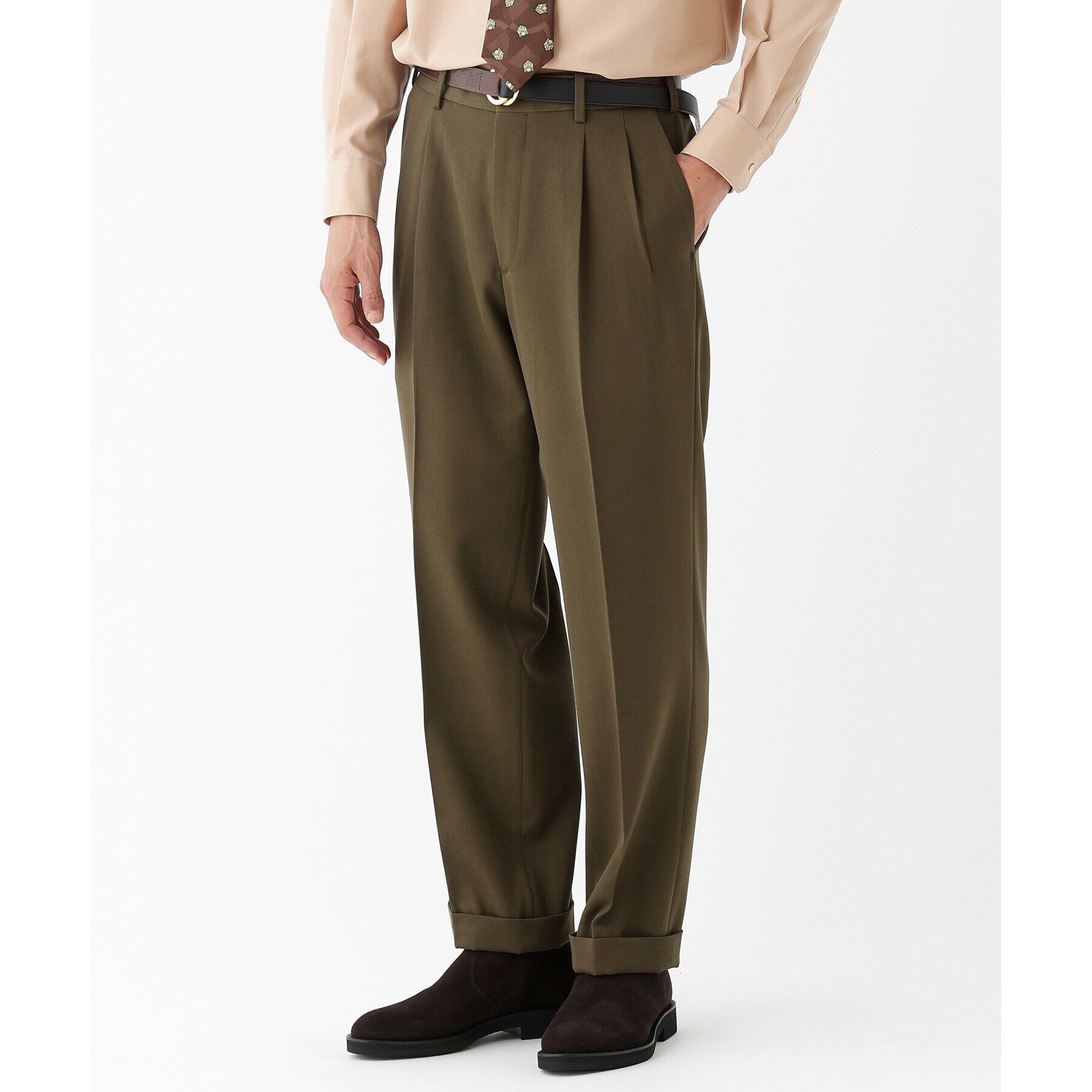 TAKEO KIKUCHI「【THE FLAGSHIP】サイドジップ ショートブーツ」|ショートブーツ|