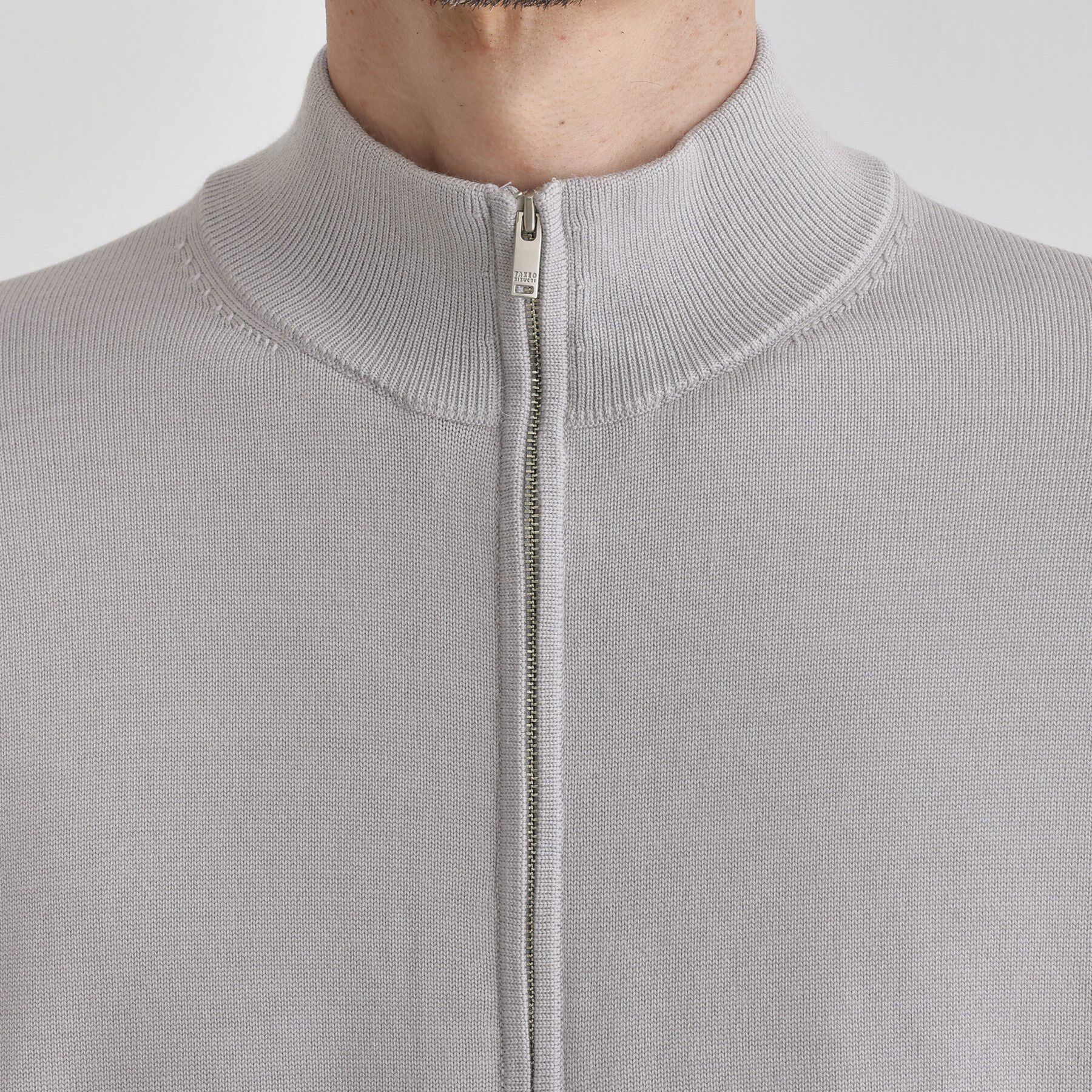 TAKEO KIKUCHI「アンチピリング ジップアップ ニット」|ニット・セーター|