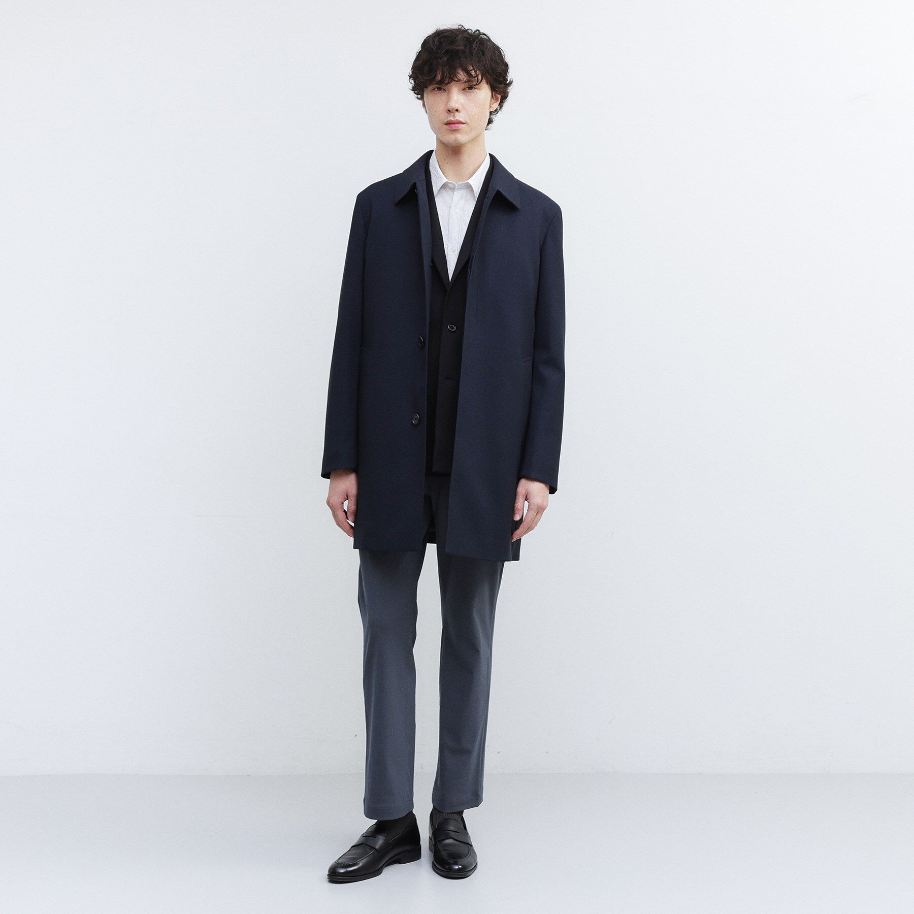 TAKEO KIKUCHI「【ダウンライナー付き】メランジ ステンカラー コート」|ステンカラーコート|