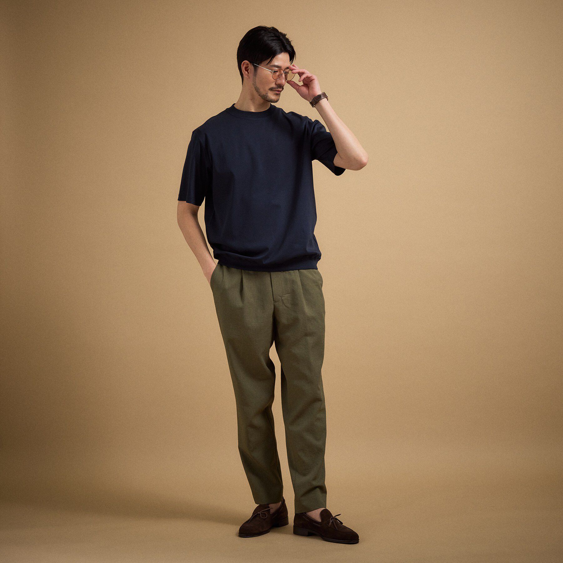 TAKEO KIKUCHI「【接触冷感】アイスクリアコットン プルオーバー」|Tシャツ・カットソー|