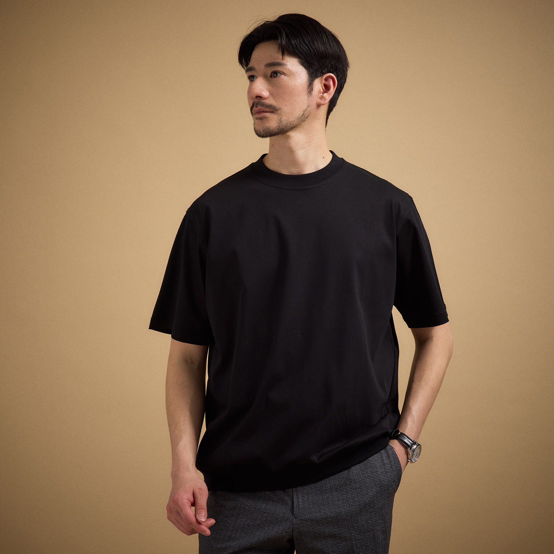 TAKEO KIKUCHI「【接触冷感】アイスクリアコットン プルオーバー」|Tシャツ・カットソー|