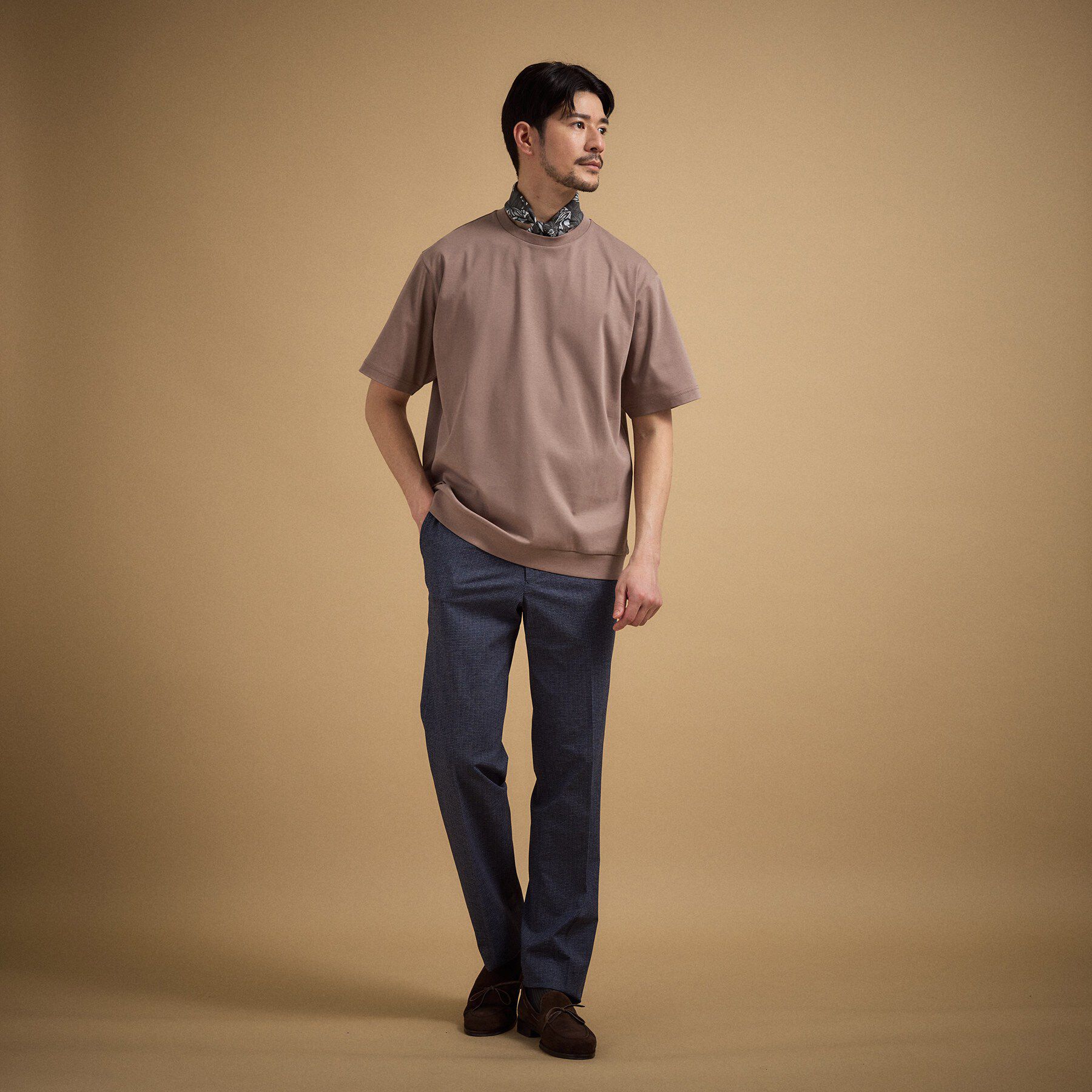 TAKEO KIKUCHI「【接触冷感】アイスクリアコットン プルオーバー」|Tシャツ・カットソー|