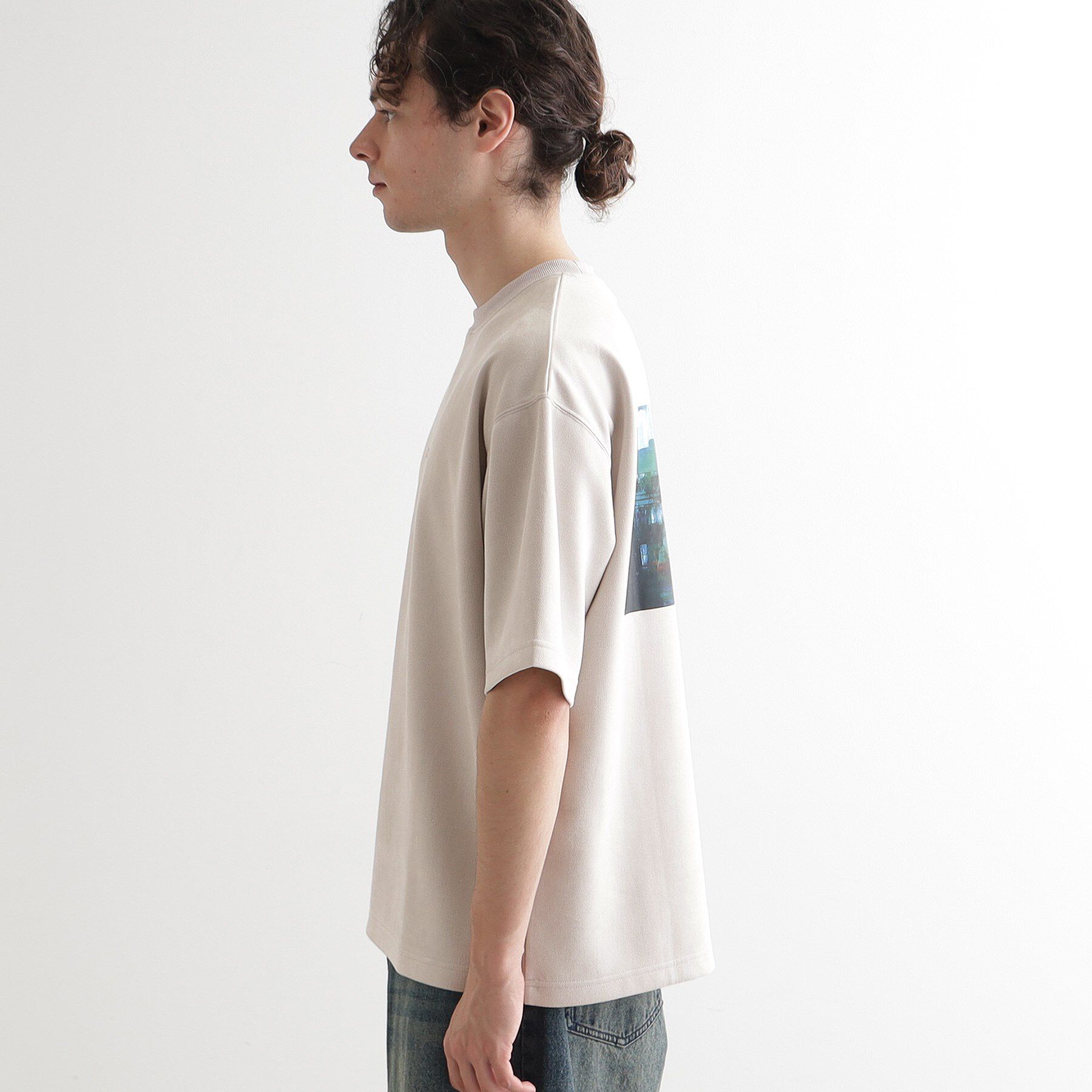 tk.TAKEO KIKUCHI「サマースウェード アブストカットソー」|Tシャツ・カットソー|