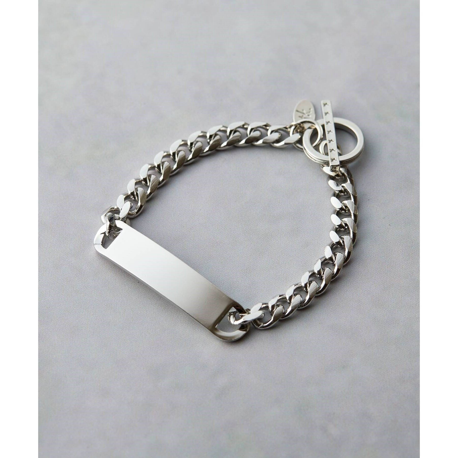 tk.TAKEO KIKUCHI「ASSORT DESIGN CHAIN BRACELET / アソートデザインチェーンブレスレット」|ブレスレット・バングル|シルバー(206)