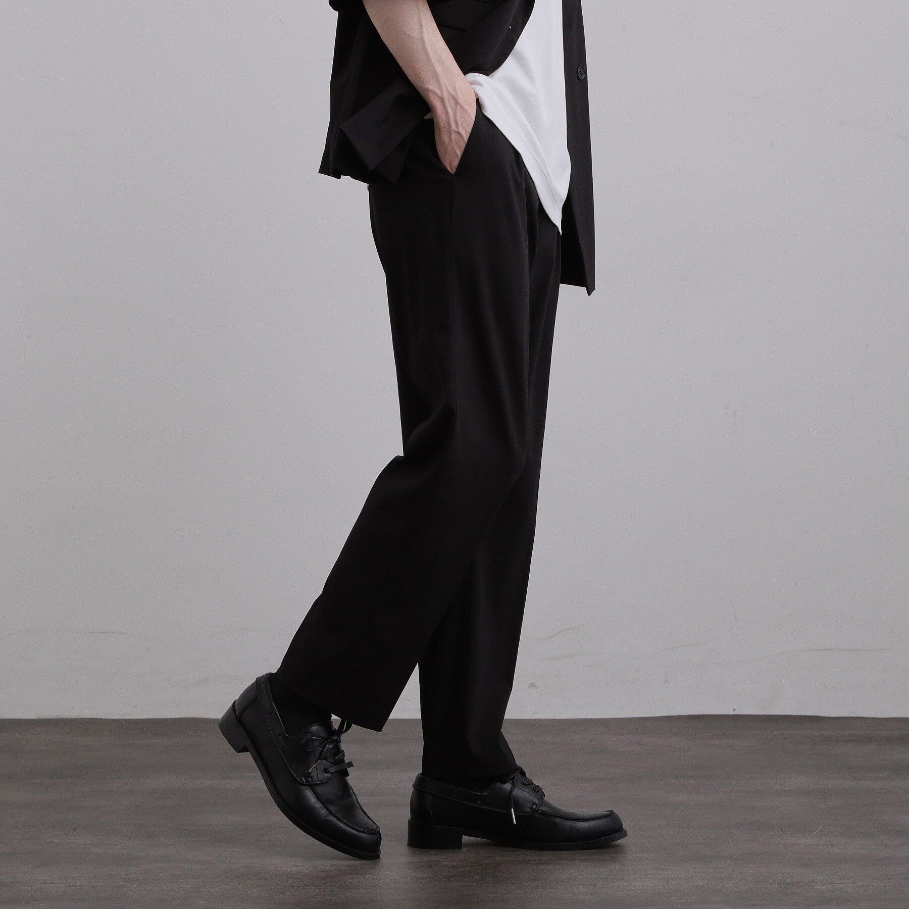 tk.TAKEO KIKUCHI「【接触冷感／UVCUT】COOL PLAYワイドテーパードスラックス」|その他|