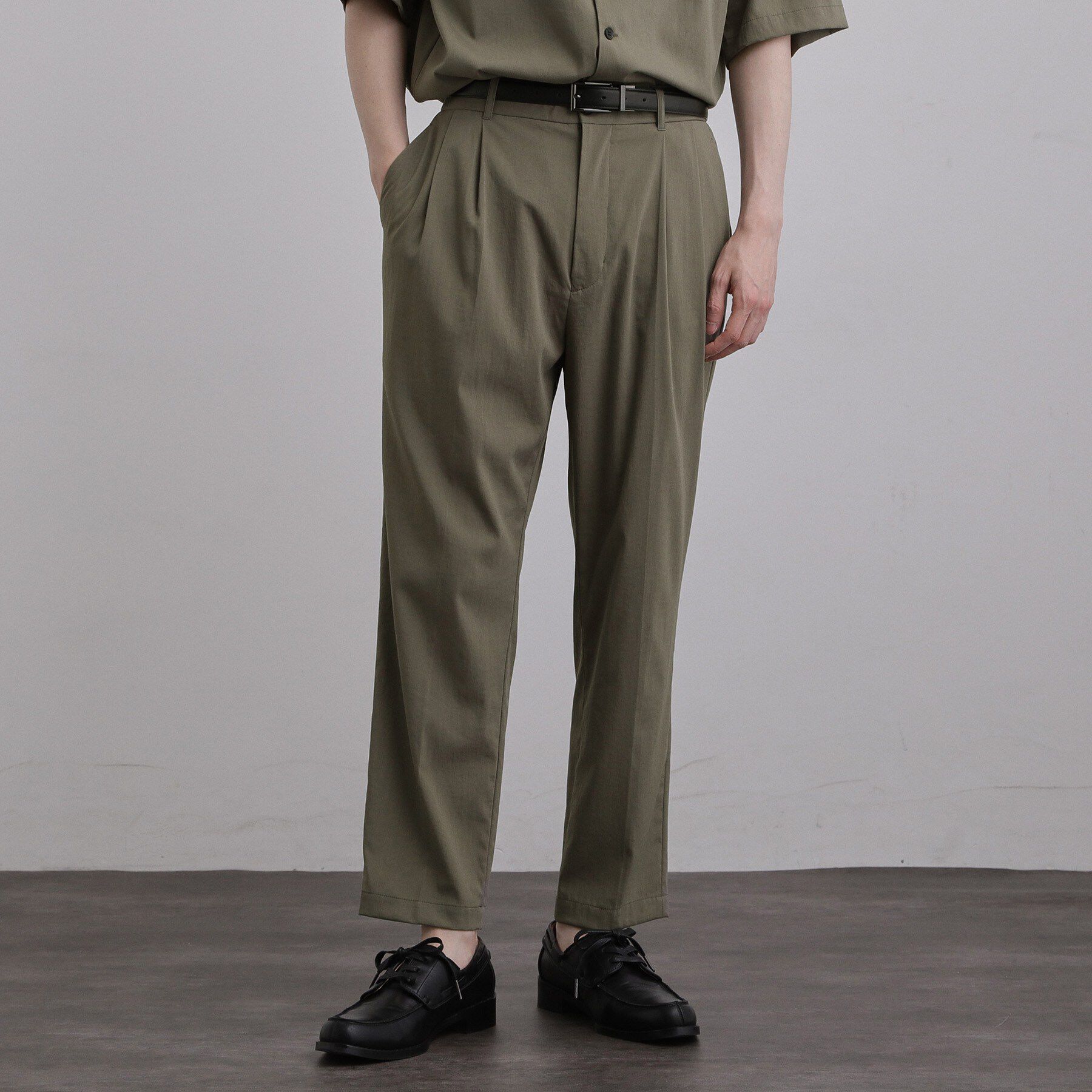 tk.TAKEO KIKUCHI「【接触冷感／UVCUT】COOL PLAYワイドテーパードスラックス」|その他|