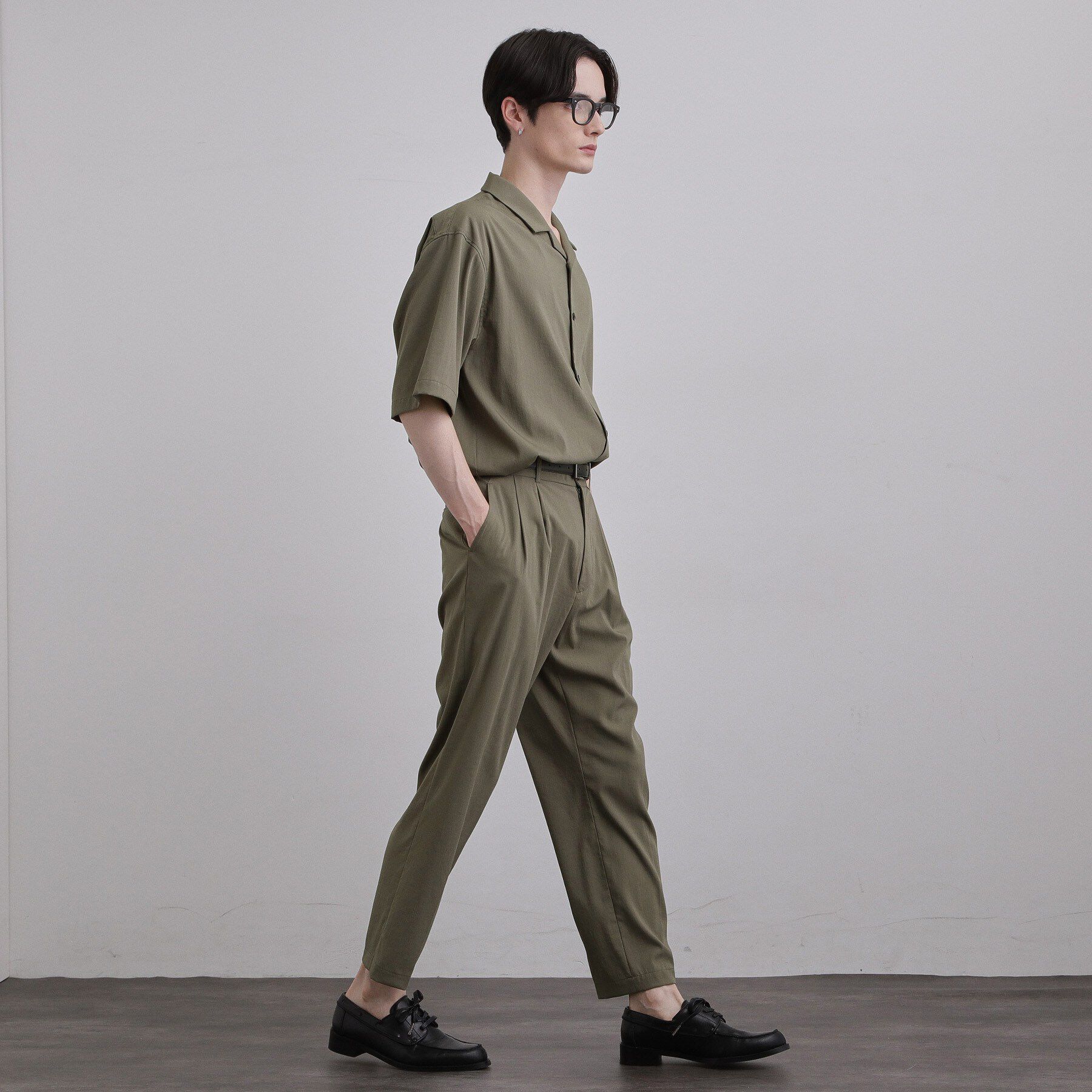 tk.TAKEO KIKUCHI「【接触冷感／UVCUT】COOL PLAYワイドテーパードスラックス」|その他|