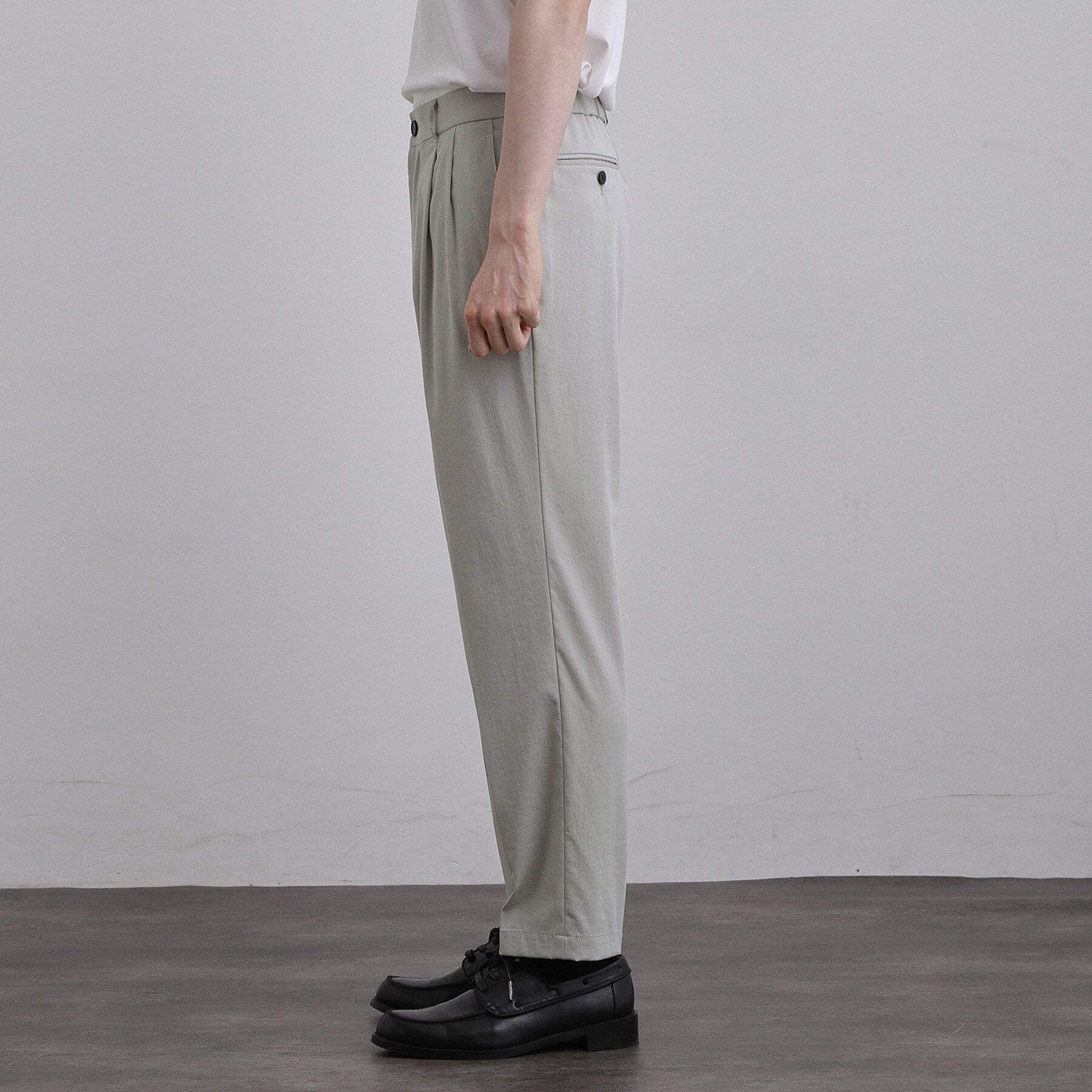 tk.TAKEO KIKUCHI「【接触冷感／UVCUT】COOL PLAYワイドテーパードスラックス」|その他|