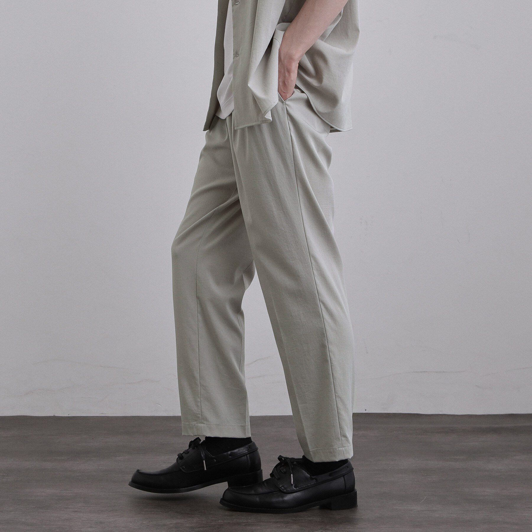 tk.TAKEO KIKUCHI「【接触冷感／UVCUT】COOL PLAYワイドテーパードスラックス」|その他|