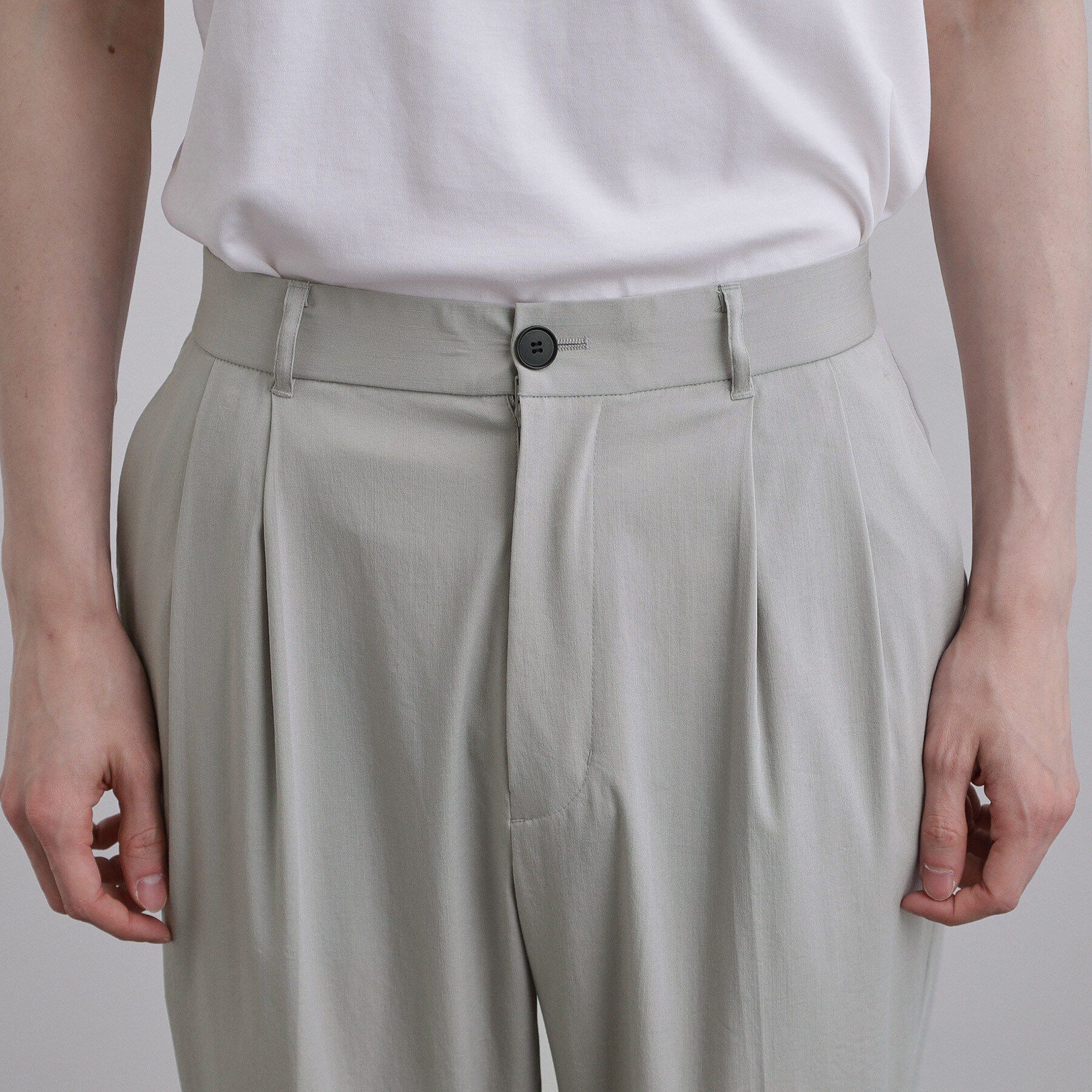 tk.TAKEO KIKUCHI「【接触冷感／UVCUT】COOL PLAYワイドテーパードスラックス」|その他|