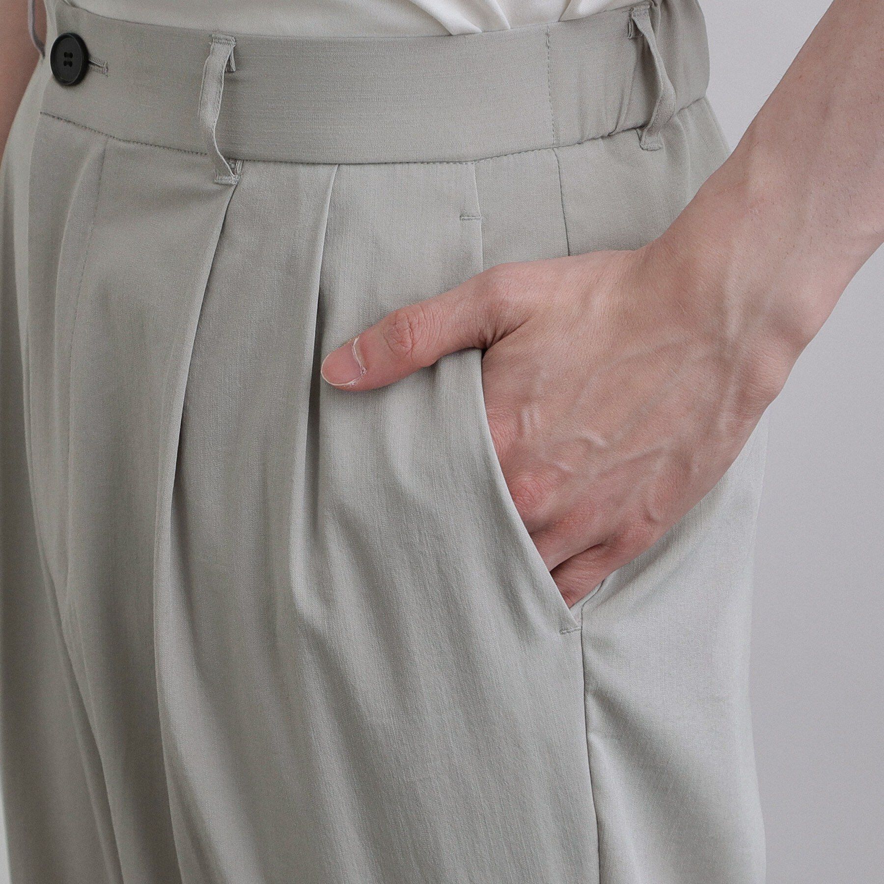 tk.TAKEO KIKUCHI「【接触冷感／UVCUT】COOL PLAYワイドテーパードスラックス」|その他|