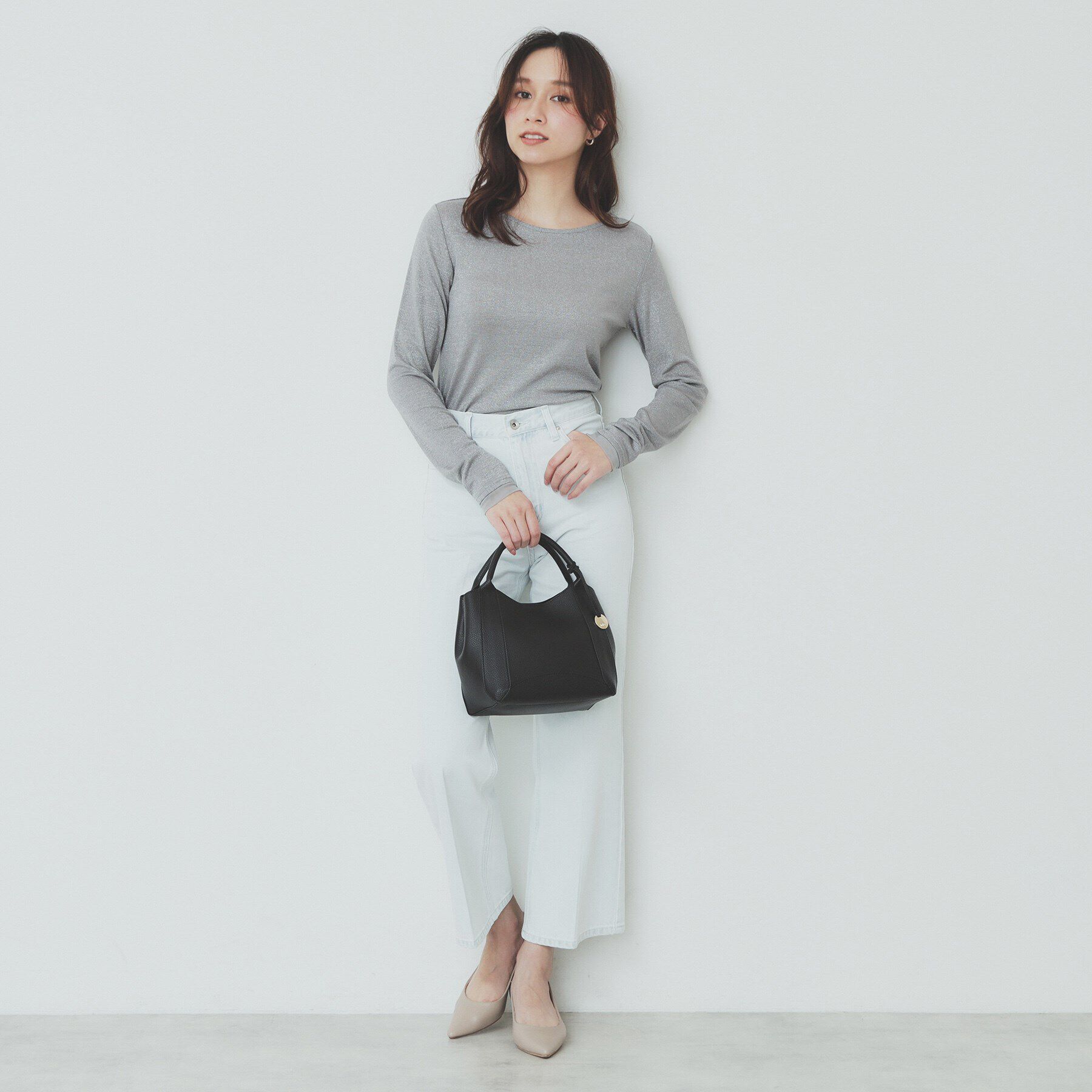 index「ラメシアーチュールトップス【洗濯機洗い可】」|Tシャツ・カットソー|