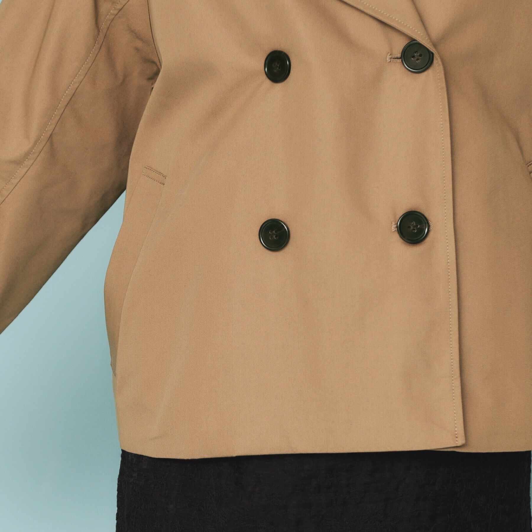 index「キャンディースリーブショートトレンチコート【洗濯機洗い可/撥水/静電気防止】」|トレンチコート|