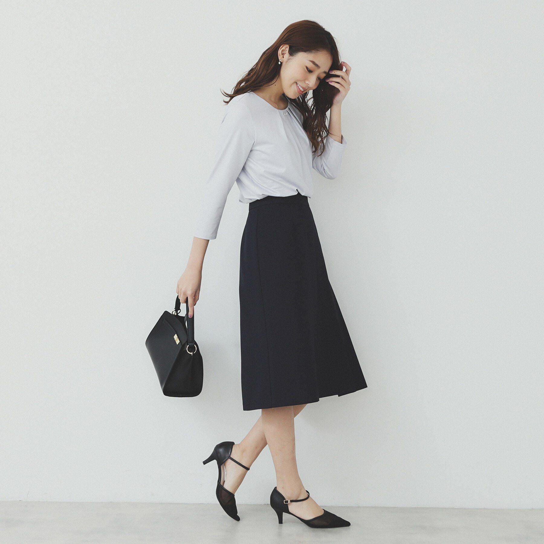 index「Aラインフレアスカート/セットアップ対応可【洗濯機洗い可/イージーアイロン/抗ピル】」|スカート|