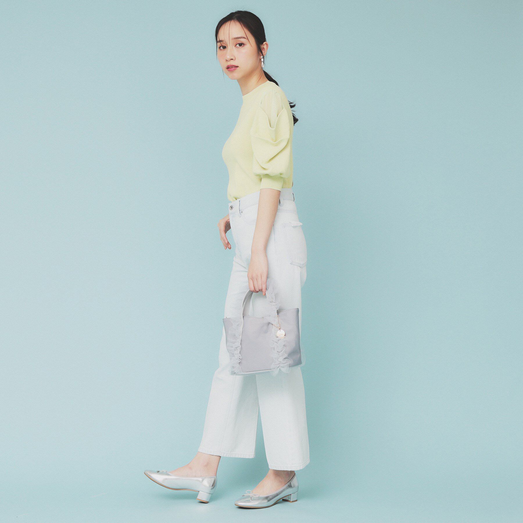 index「シアーレイヤードスリーブニット【洗濯機洗い可】」|ニット・セーター|