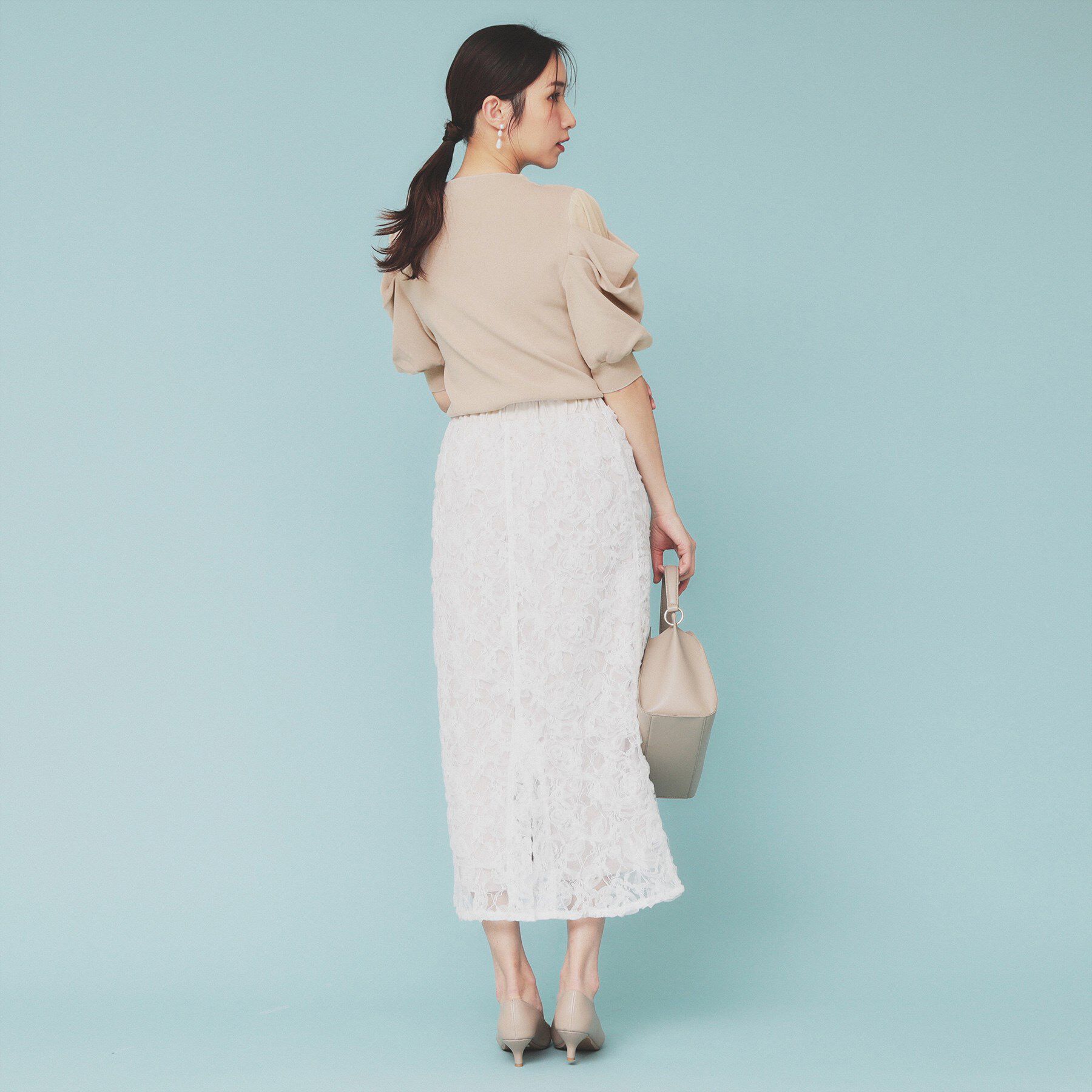 index「シアーレイヤードスリーブニット【洗濯機洗い可】」|ニット・セーター|