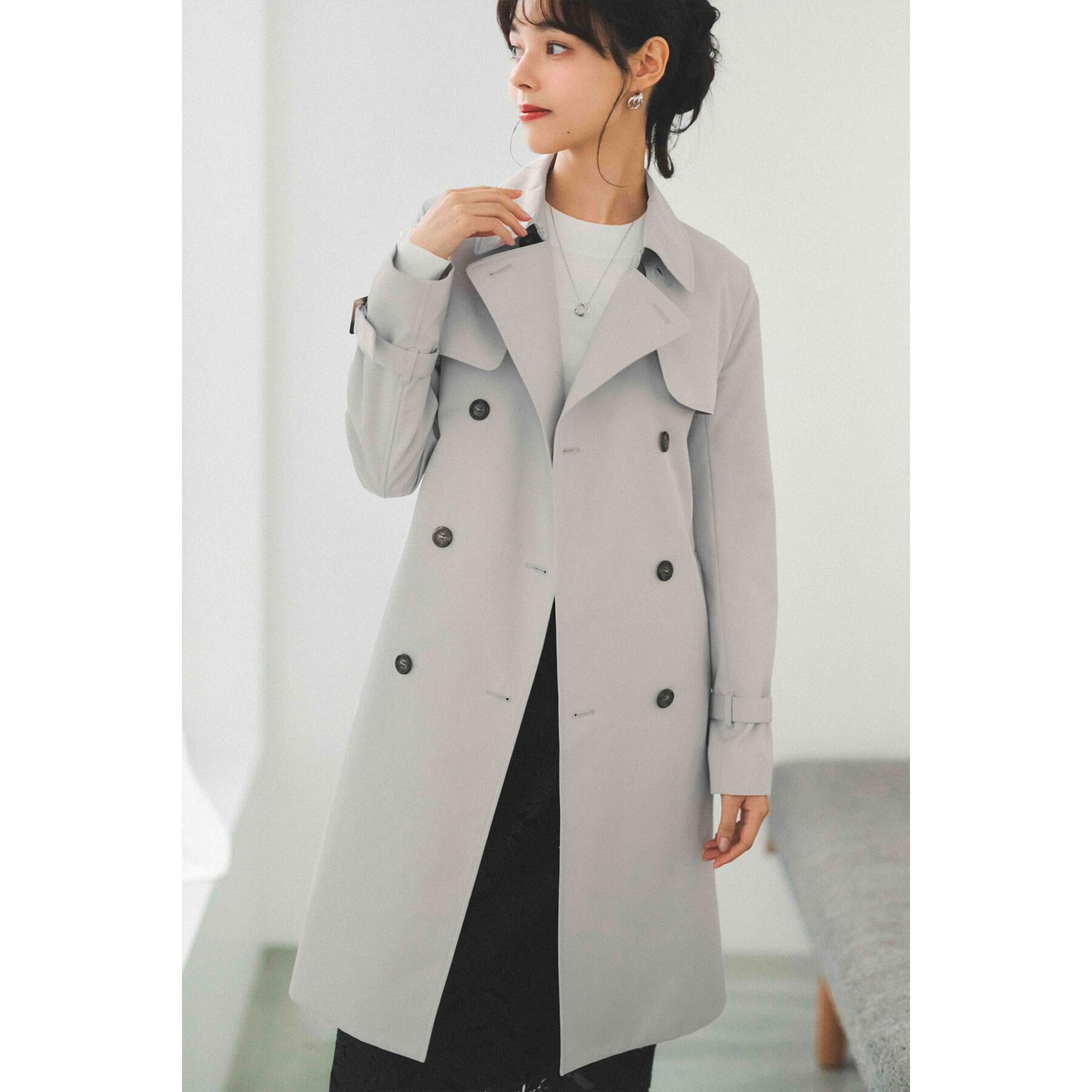index「撥水トレンチコート【洗濯機OK/花粉対応】《XS～3L》」|トレンチコート|