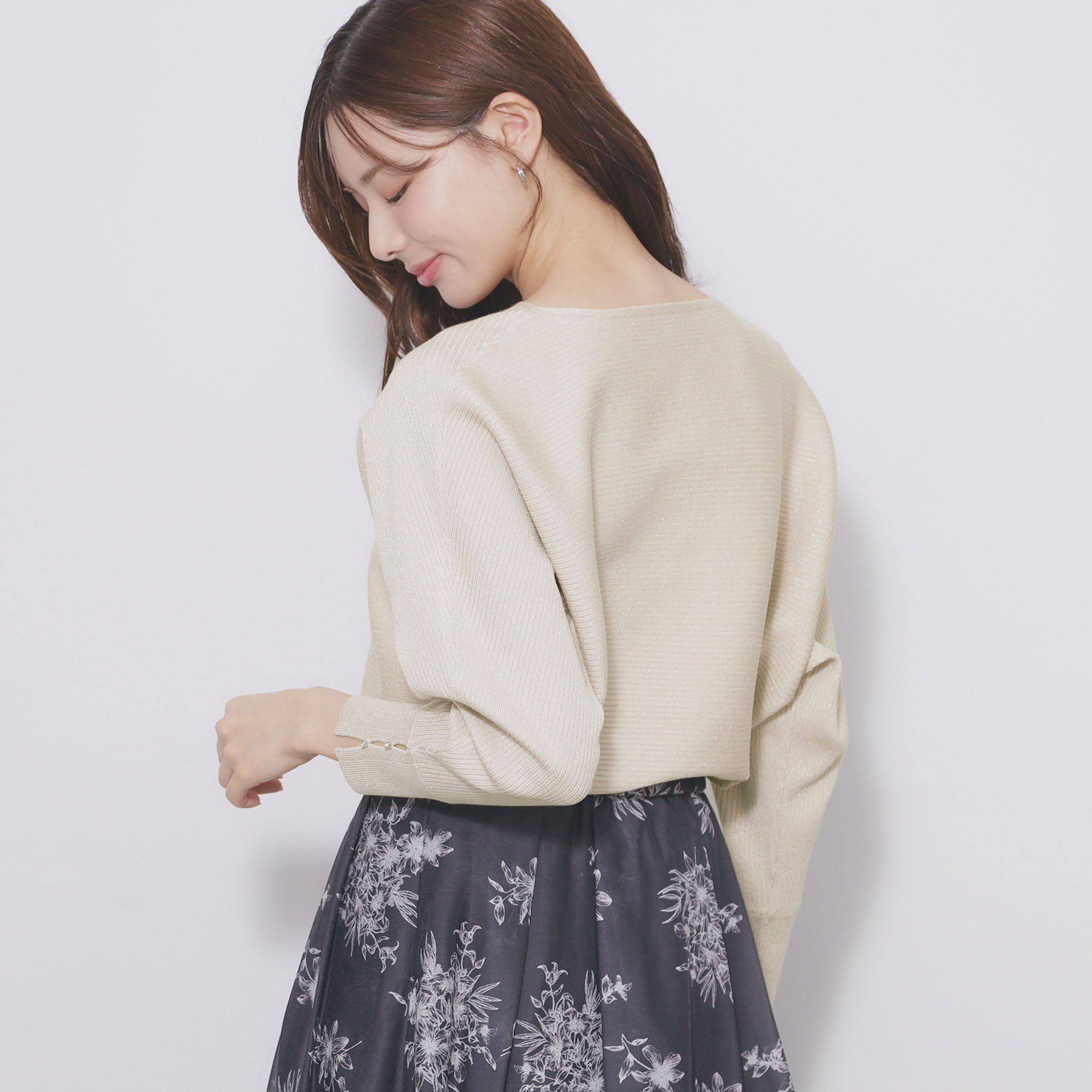 index「ドルマンリブニット【洗濯機OK/抗ピル】《5col》」|ニット・セーター|