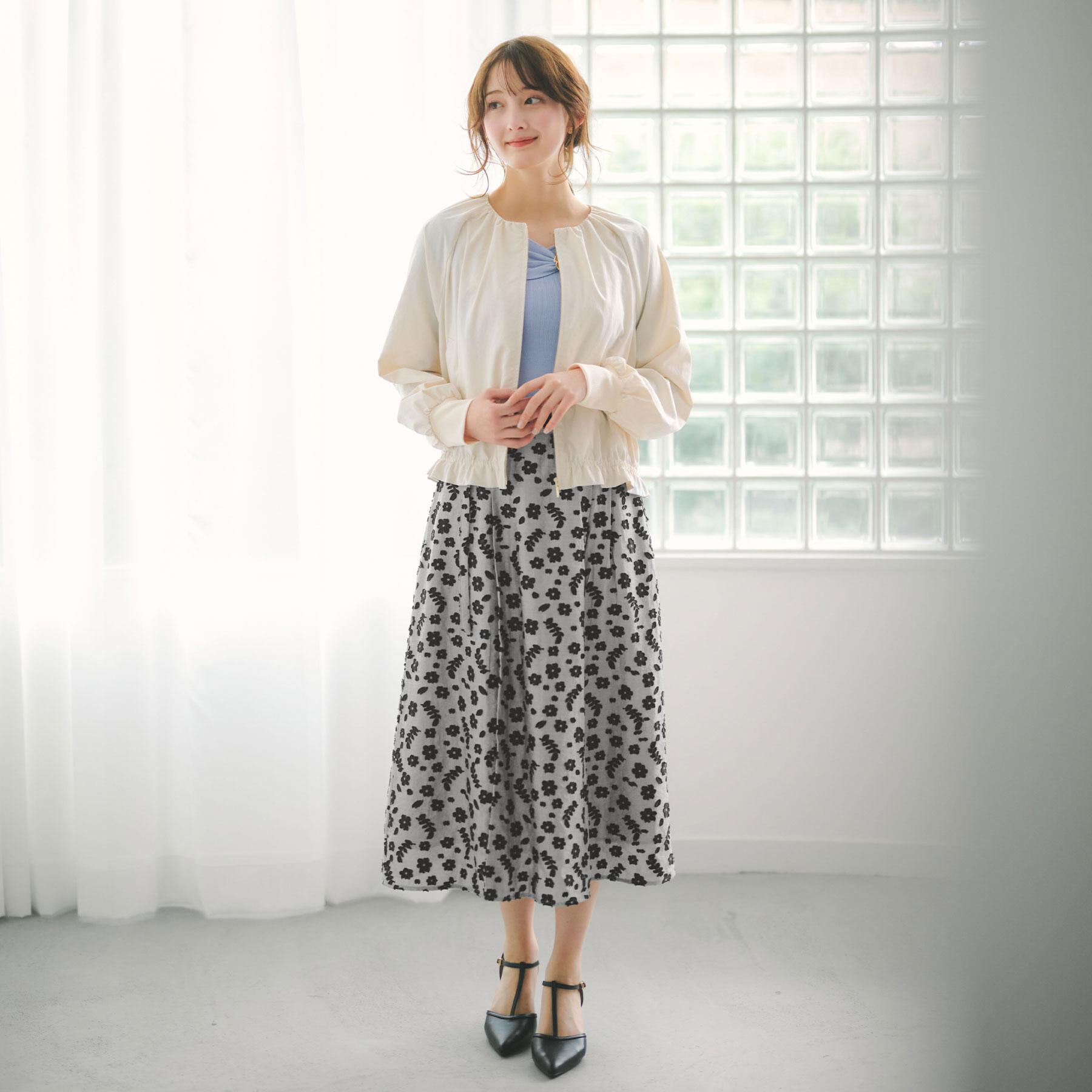 index「接触冷感ノーカラーブルゾン【洗濯機OK/防シワ】」|テーラードジャケット|