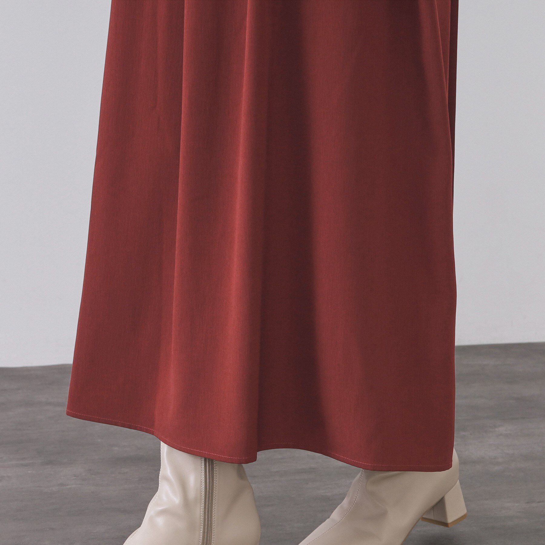 OPAQUE.CLIP「バックプリーツワンピース【洗濯機OK】」|ワンピース|