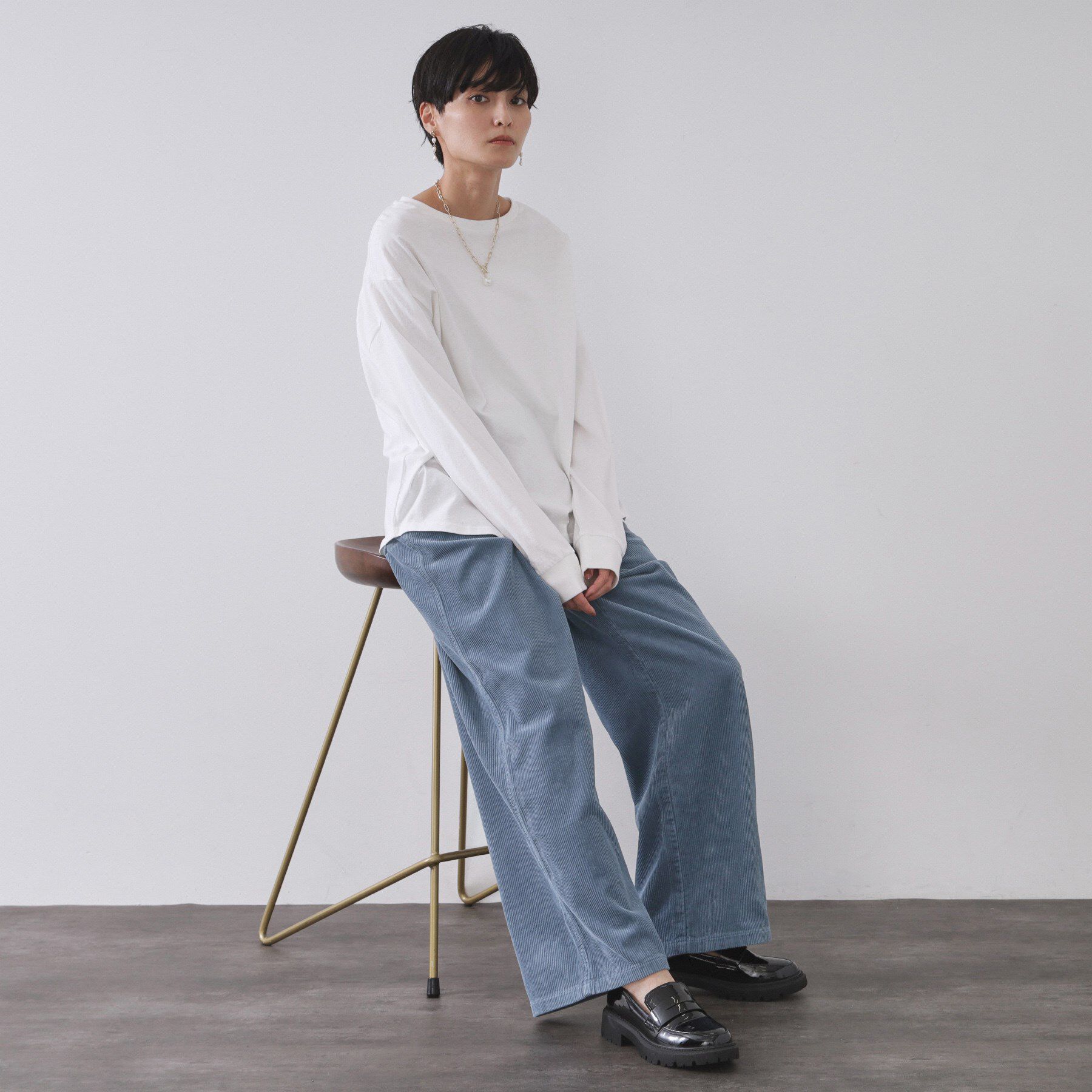 OPAQUE.CLIP「コーデュロイワイドパンツ【洗濯機OK】」|その他|