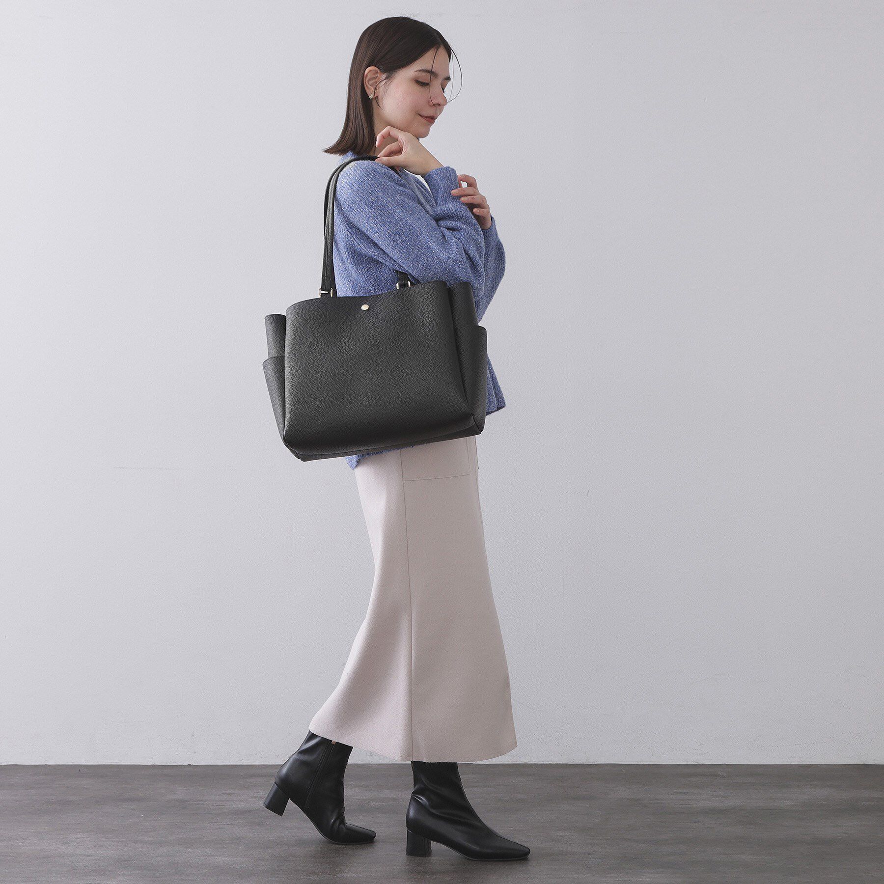OPAQUE.CLIP「《通勤対応》大容量トートバッグ【人間工学/軽量/A4/2WAY】」|トートバッグ|