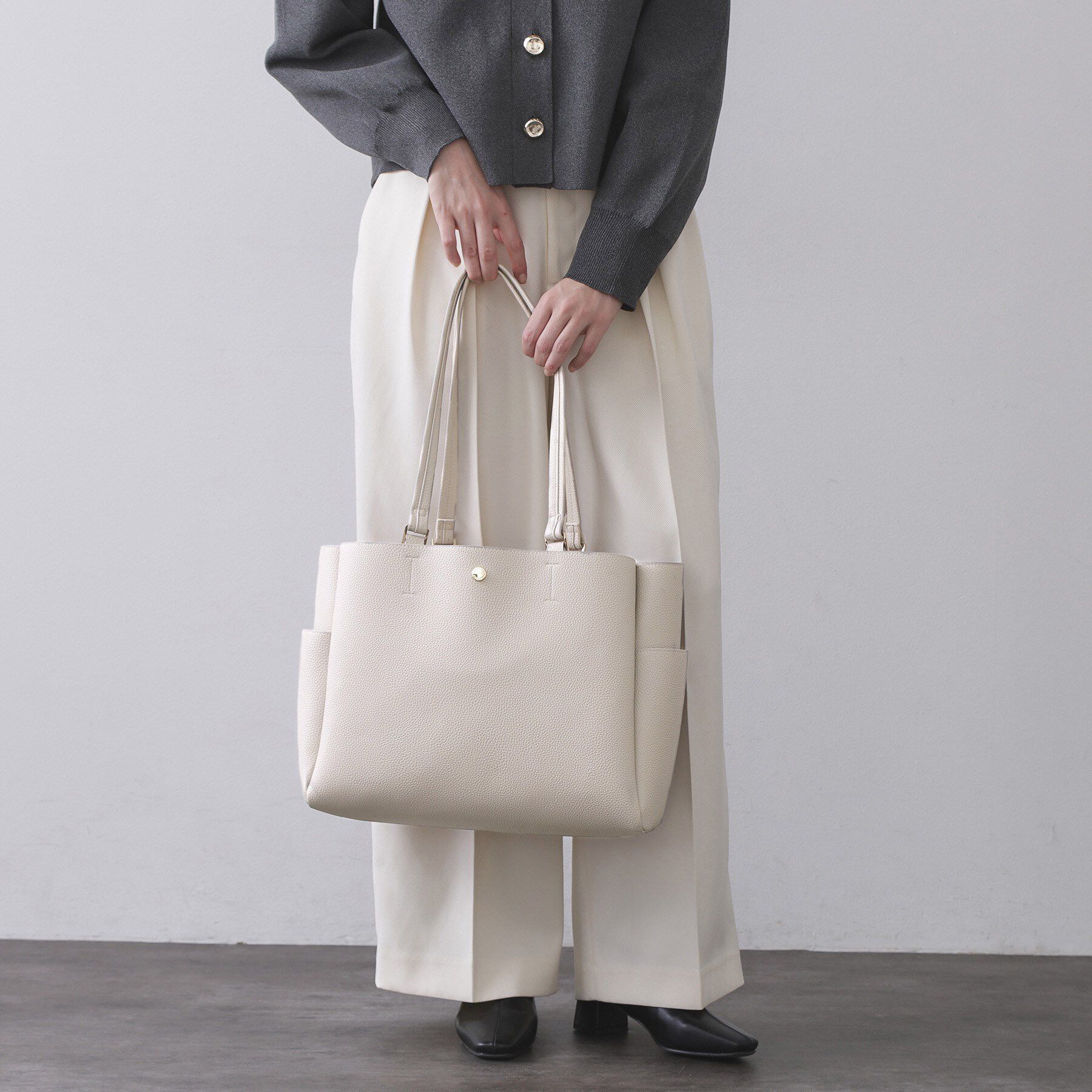 OPAQUE.CLIP「《通勤対応》大容量トートバッグ【人間工学/軽量/A4/2WAY】」|トートバッグ|