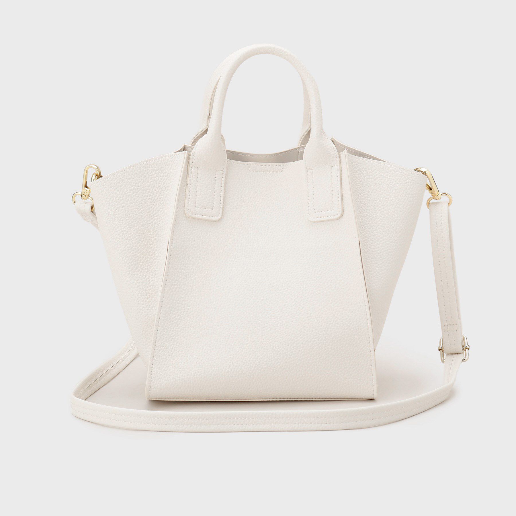 OPAQUE.CLIP「【2WAY/軽量】台形ミドルトートバッグ」|ショルダー・メッセンジャー|