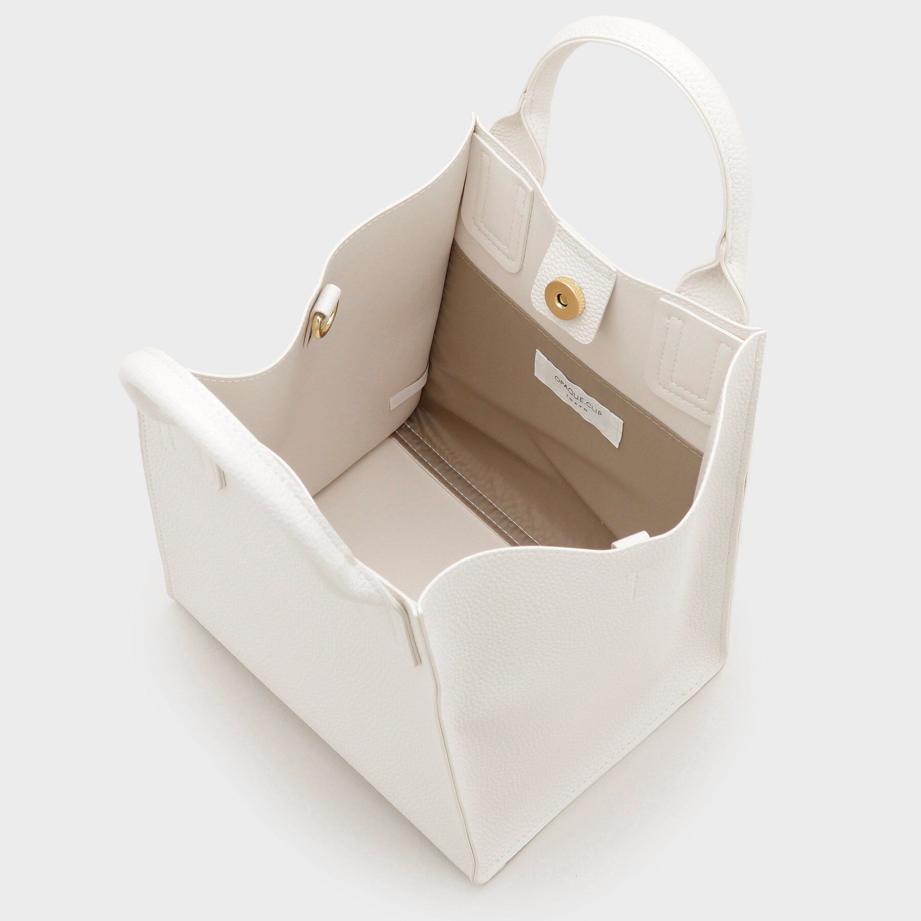 OPAQUE.CLIP「【2WAY/軽量】台形ミドルトートバッグ」|ショルダー・メッセンジャー|