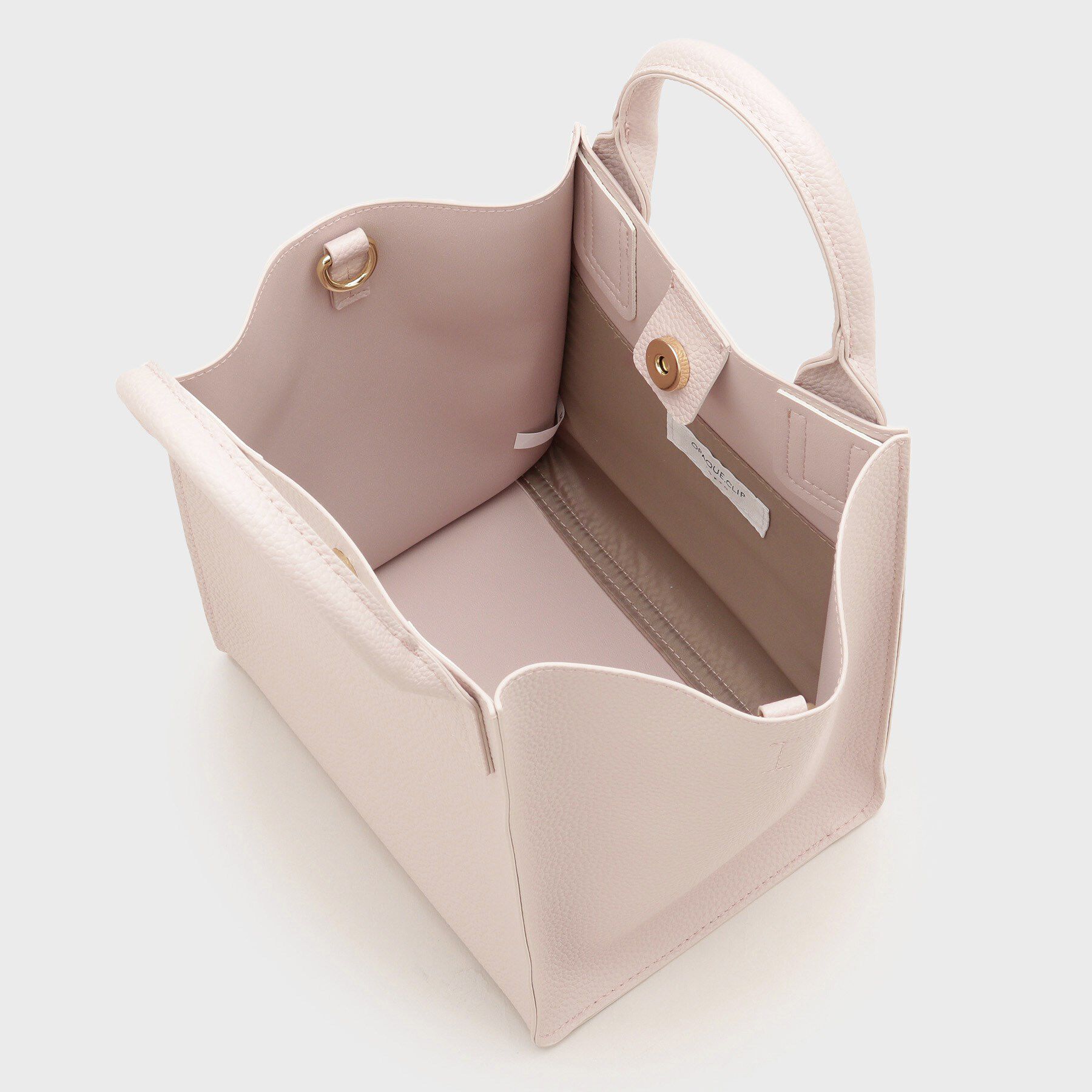 OPAQUE.CLIP「【2WAY/軽量】台形ミドルトートバッグ」|ショルダー・メッセンジャー|