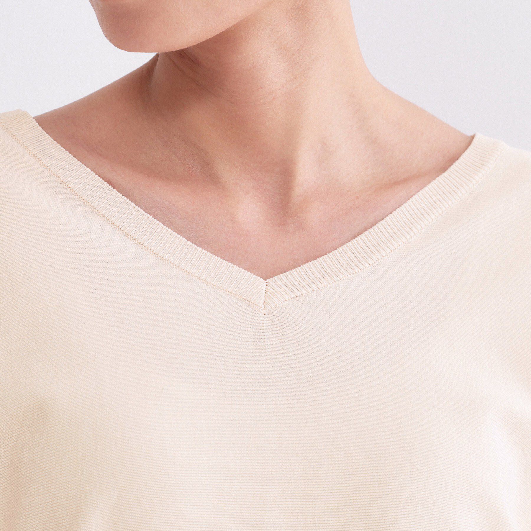 OPAQUE.CLIP「リラクシードルマンスリーブニット【洗濯機OK/抗ピル】」|ニット・セーター|