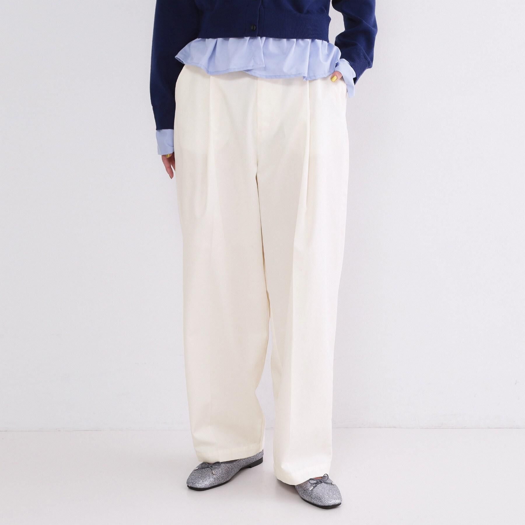 OPAQUE.CLIP「バレルレッグチノパンツ【洗濯機OK】」|その他|