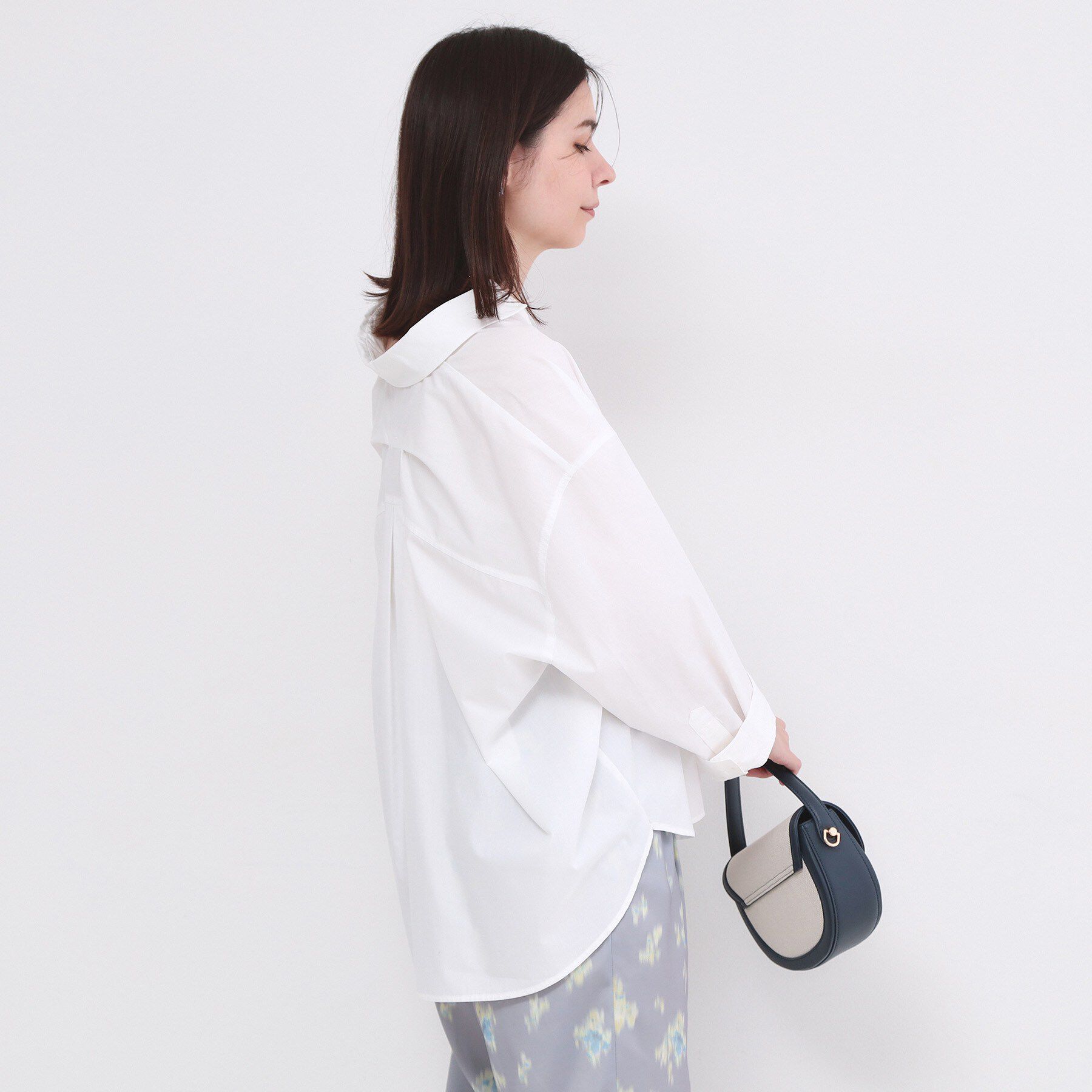 OPAQUE.CLIP「バックシャンスキッパーシャツ【洗濯機OK】」|シャツ・ブラウス|