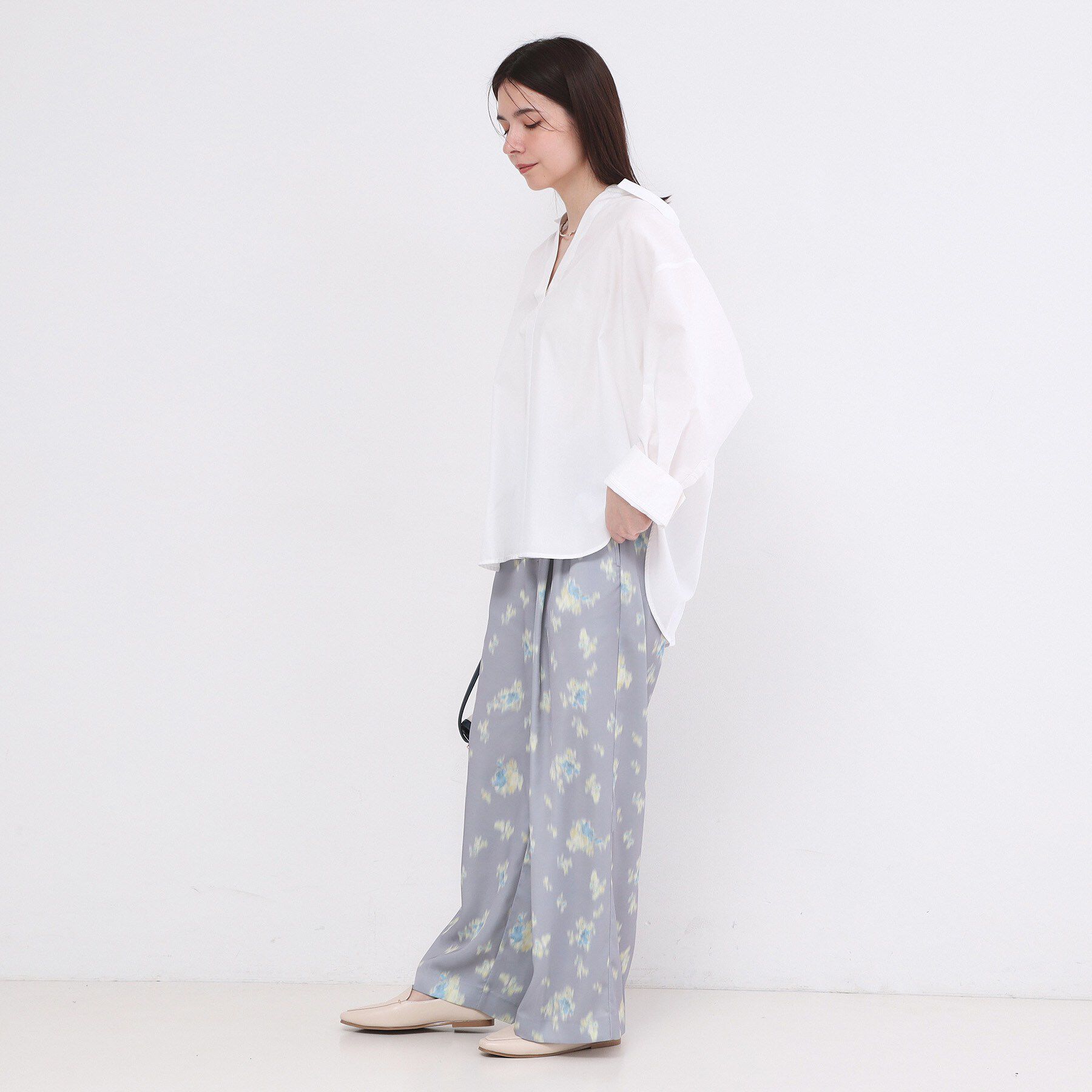 OPAQUE.CLIP「バックシャンスキッパーシャツ【洗濯機OK】」|シャツ・ブラウス|