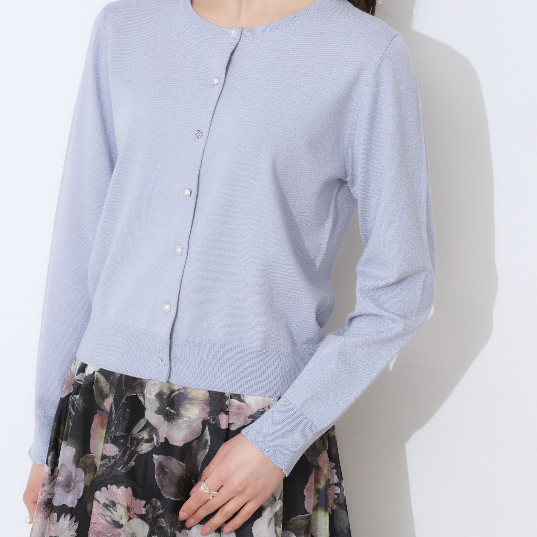 Couture broach「イロイロ釦ニットカーデ」|カーディガン|
